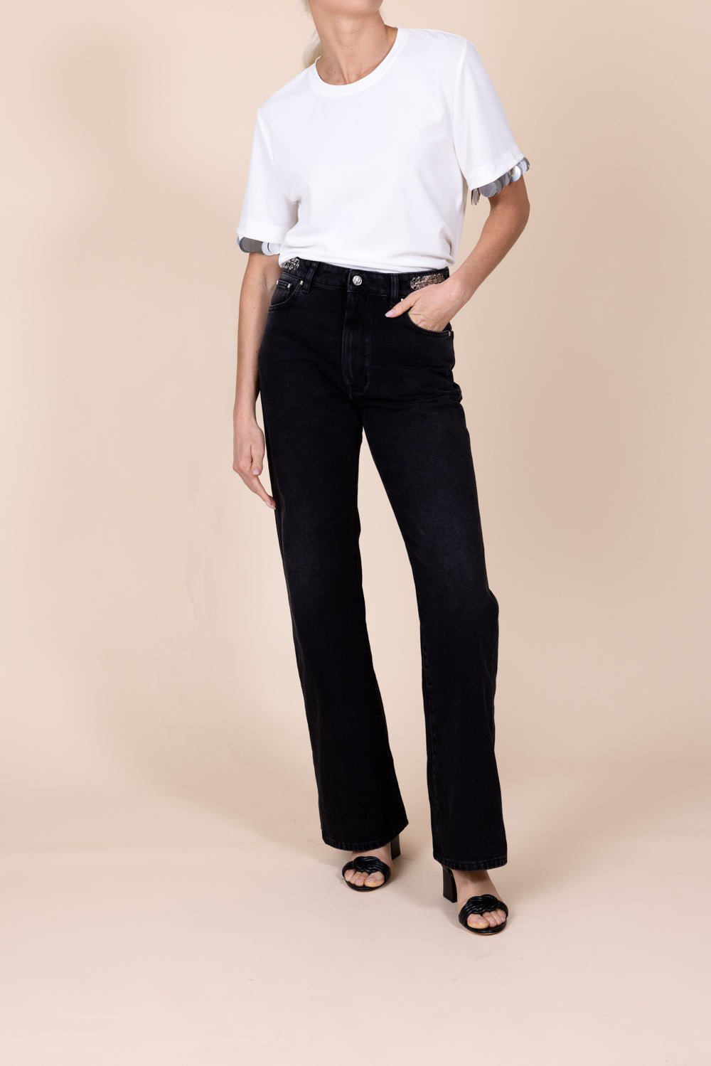 Mirror Effect Short Sleeve Tee - 2