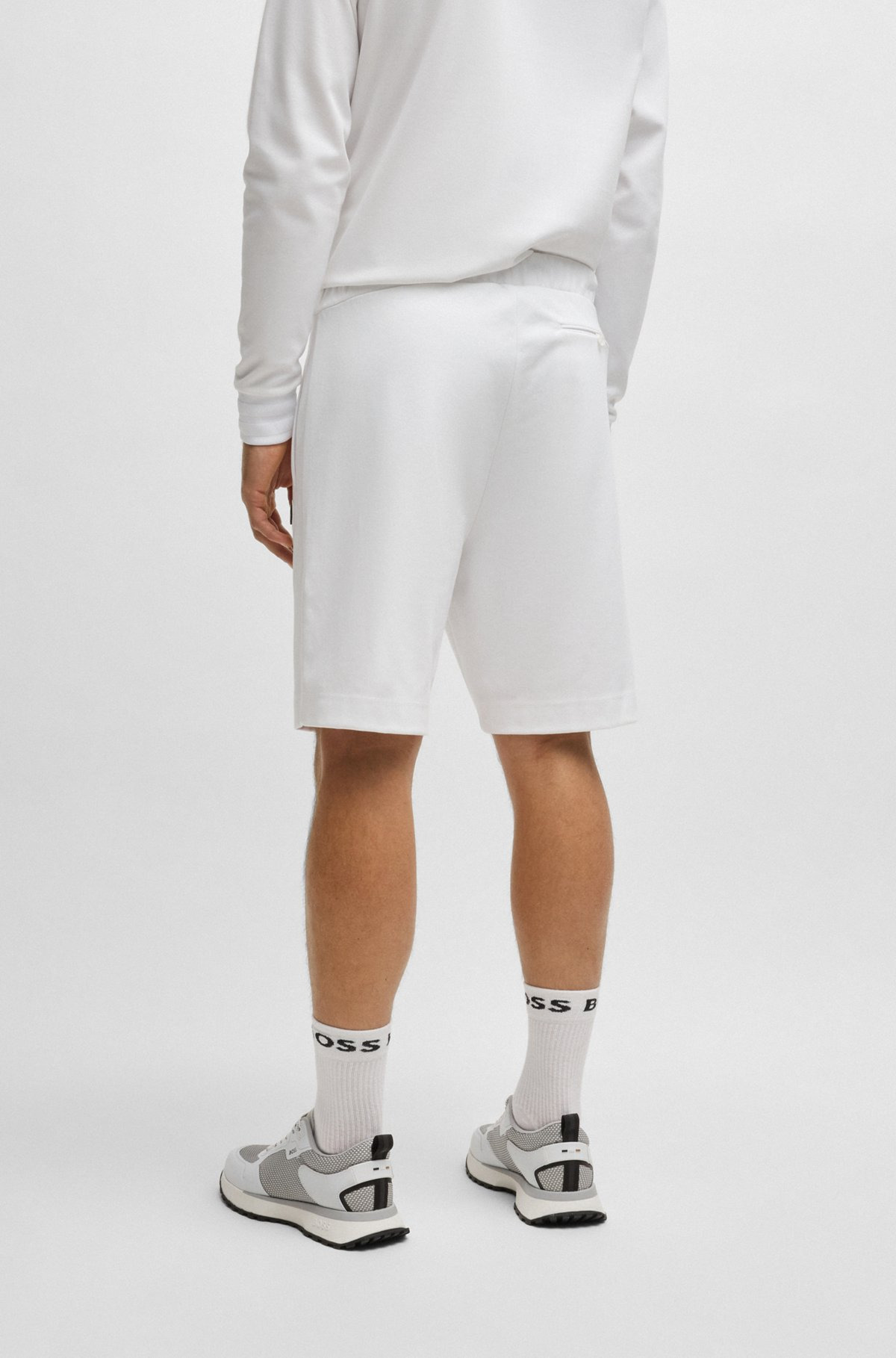 SHORTS WITH DOUBLE B MONOGRAM - 5