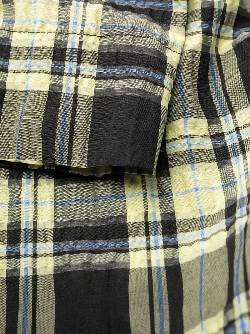 checked tiered dress 6