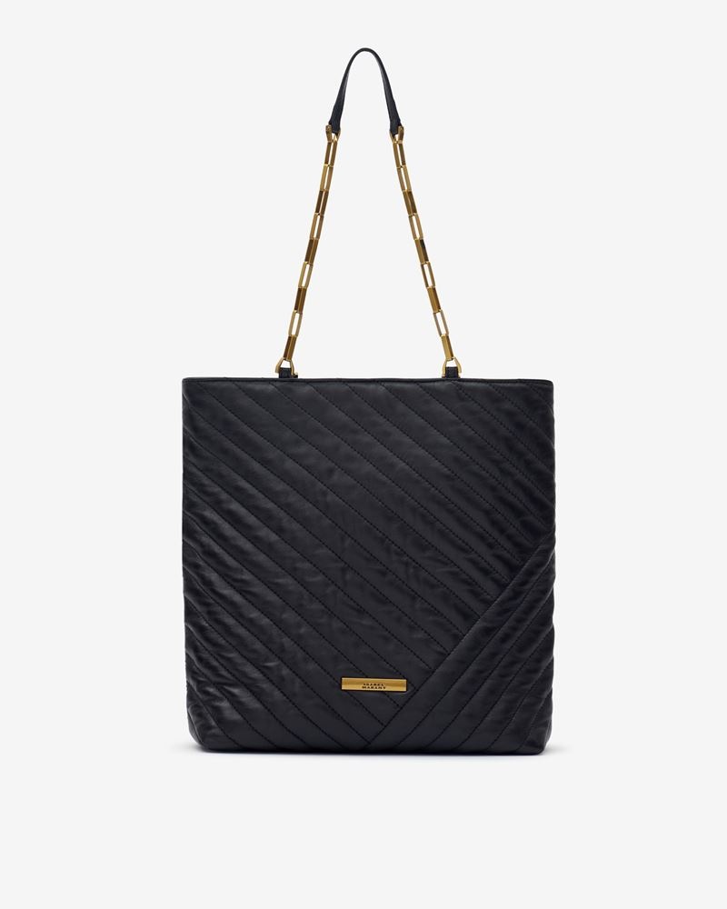 MERINE QUILTED LEATHER SHOULDER BAG - 1