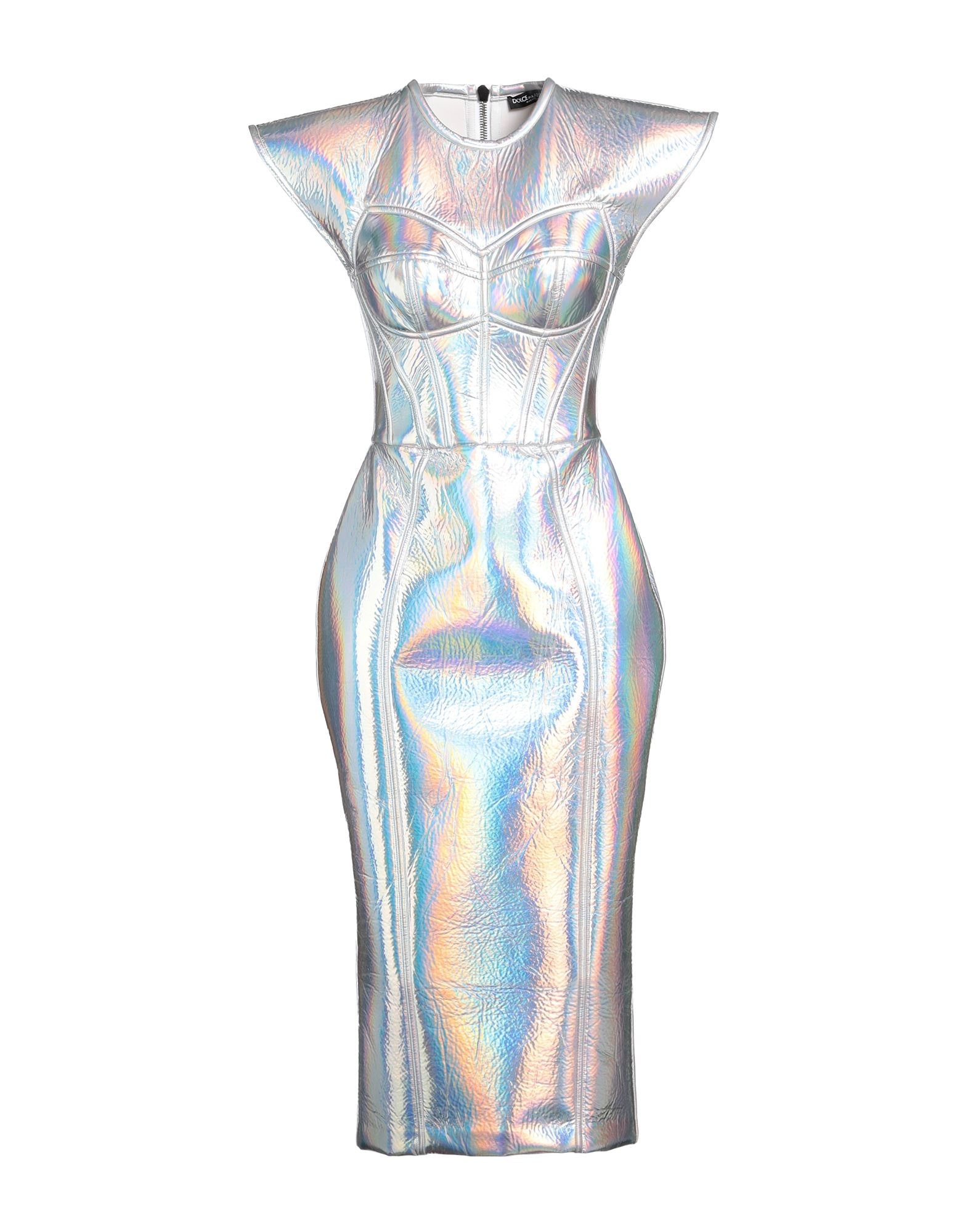 Silver Women's Midi Dress - 1