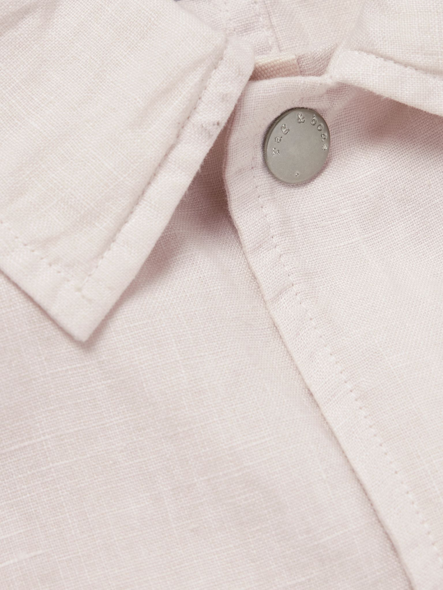 Angus Linen Shirt Jacket Gray - 5