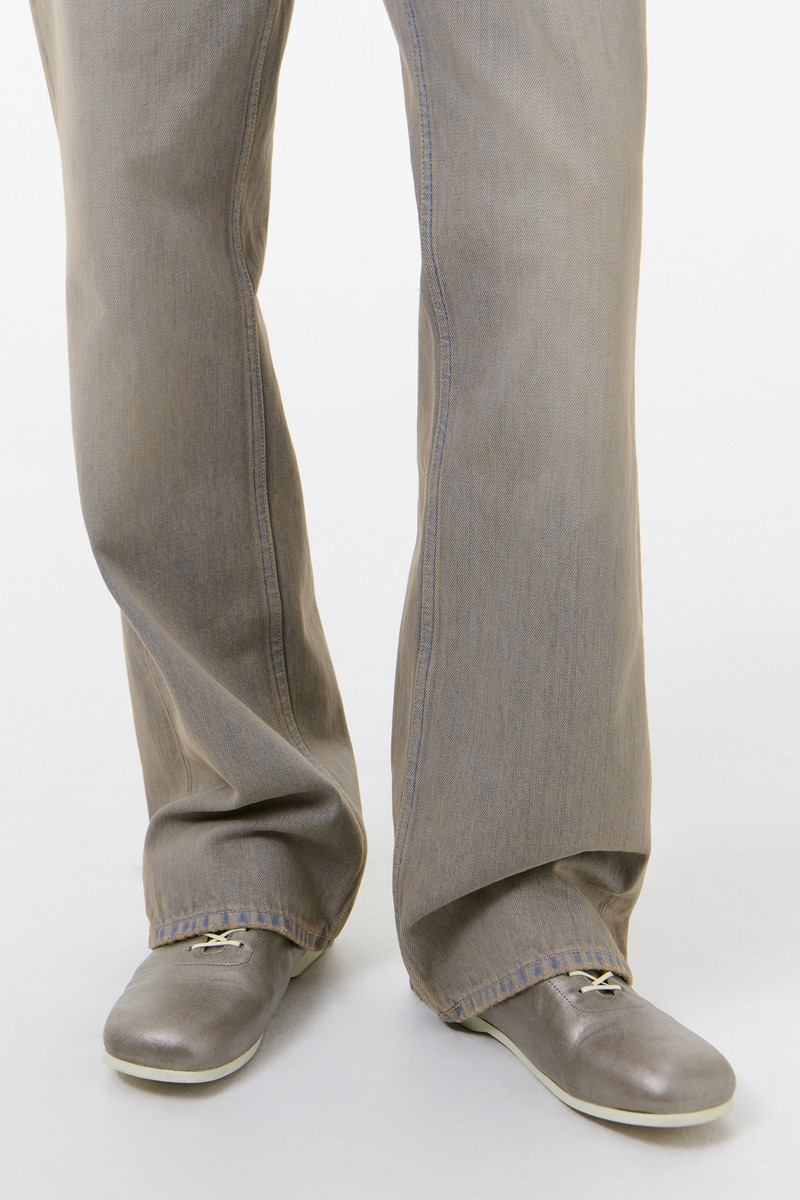 Sneak In Metallic Oyster Sheepskin 5