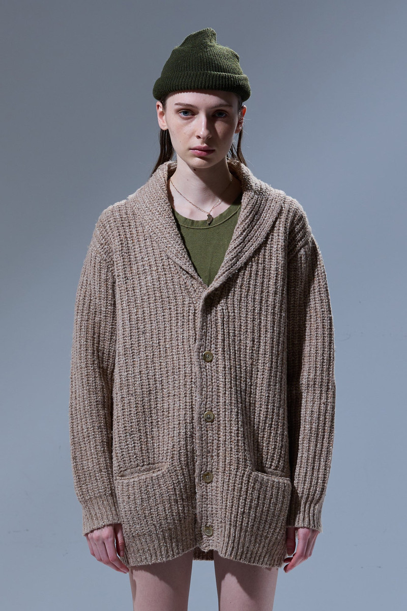 SHAWL COLLAR ELONGATED CARDIGAN 3