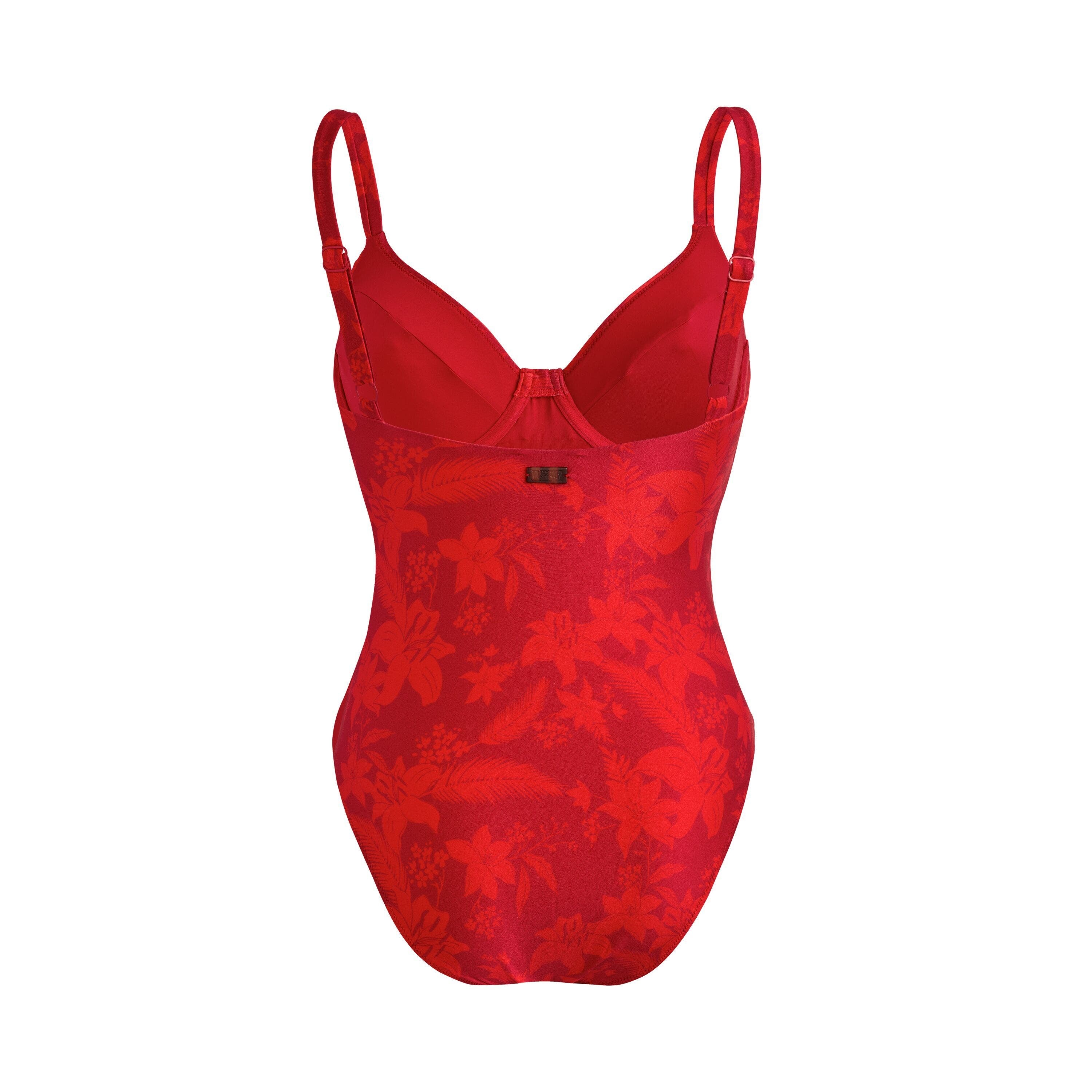 Vilebrequin Women's Flower Power Underwire One-Piece Swimsuit in Lipstick at Nordstrom - 2