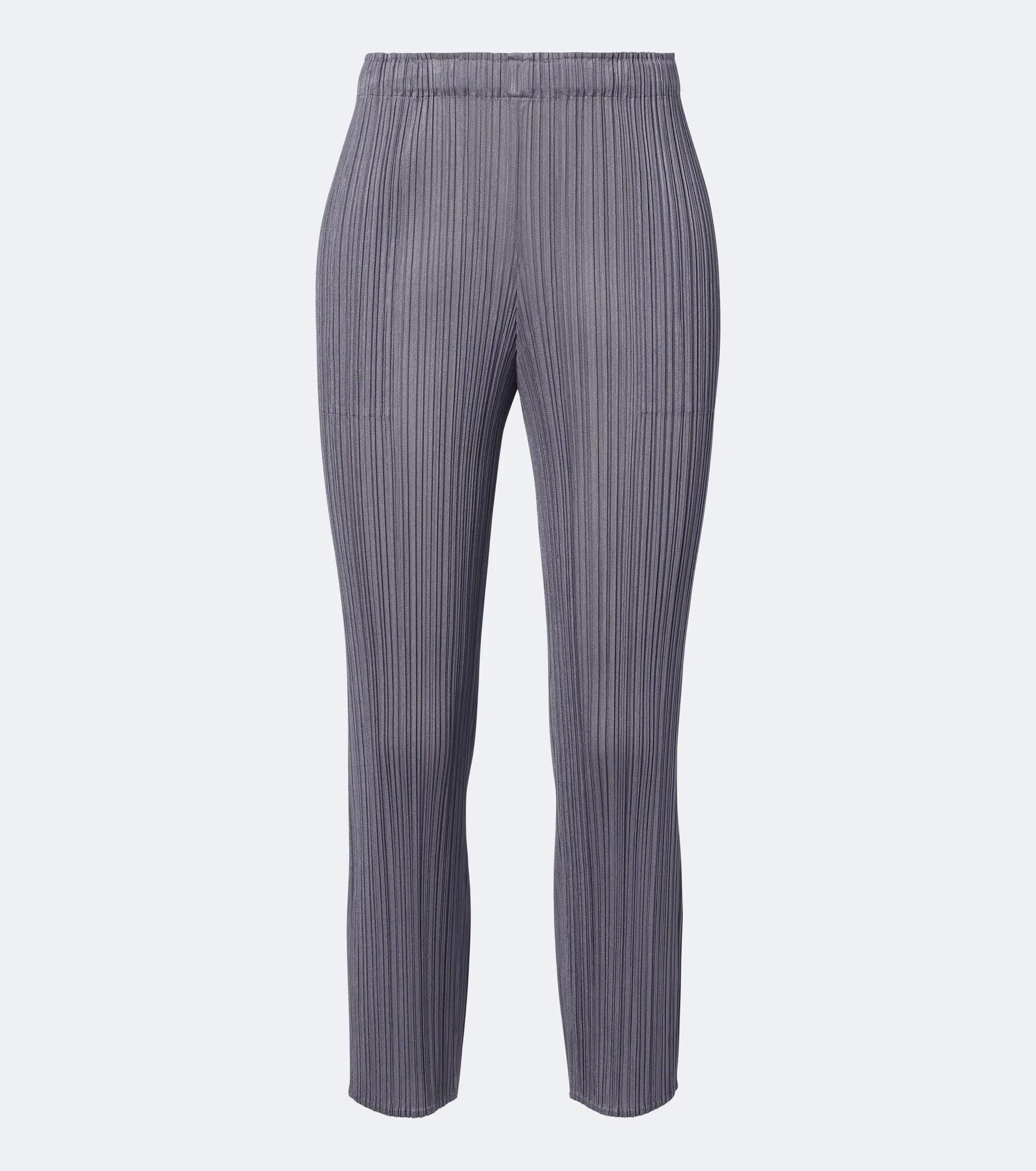 Basics cropped pleated slim pants - 1