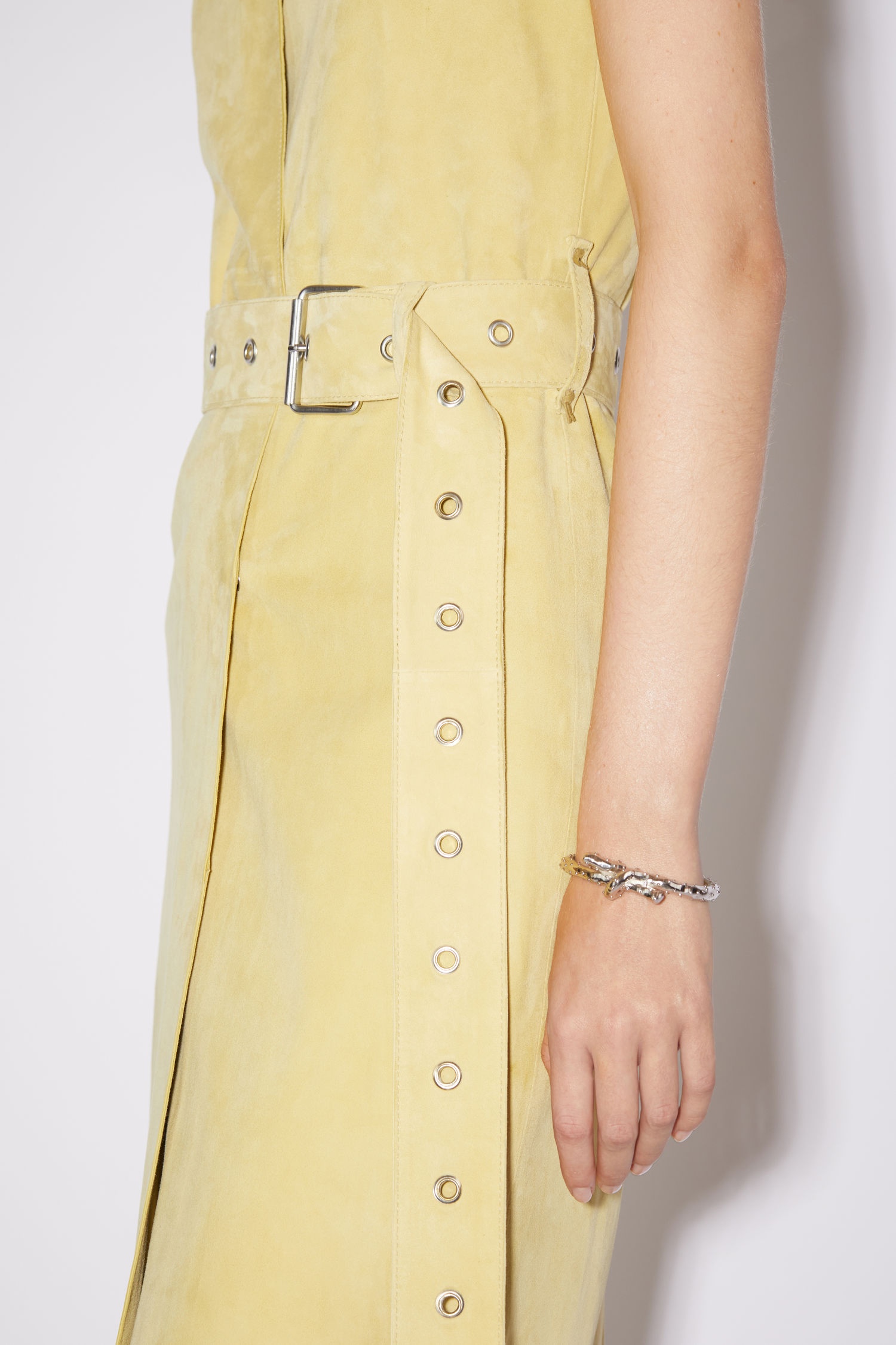 Suede vest dress - Beige - 6