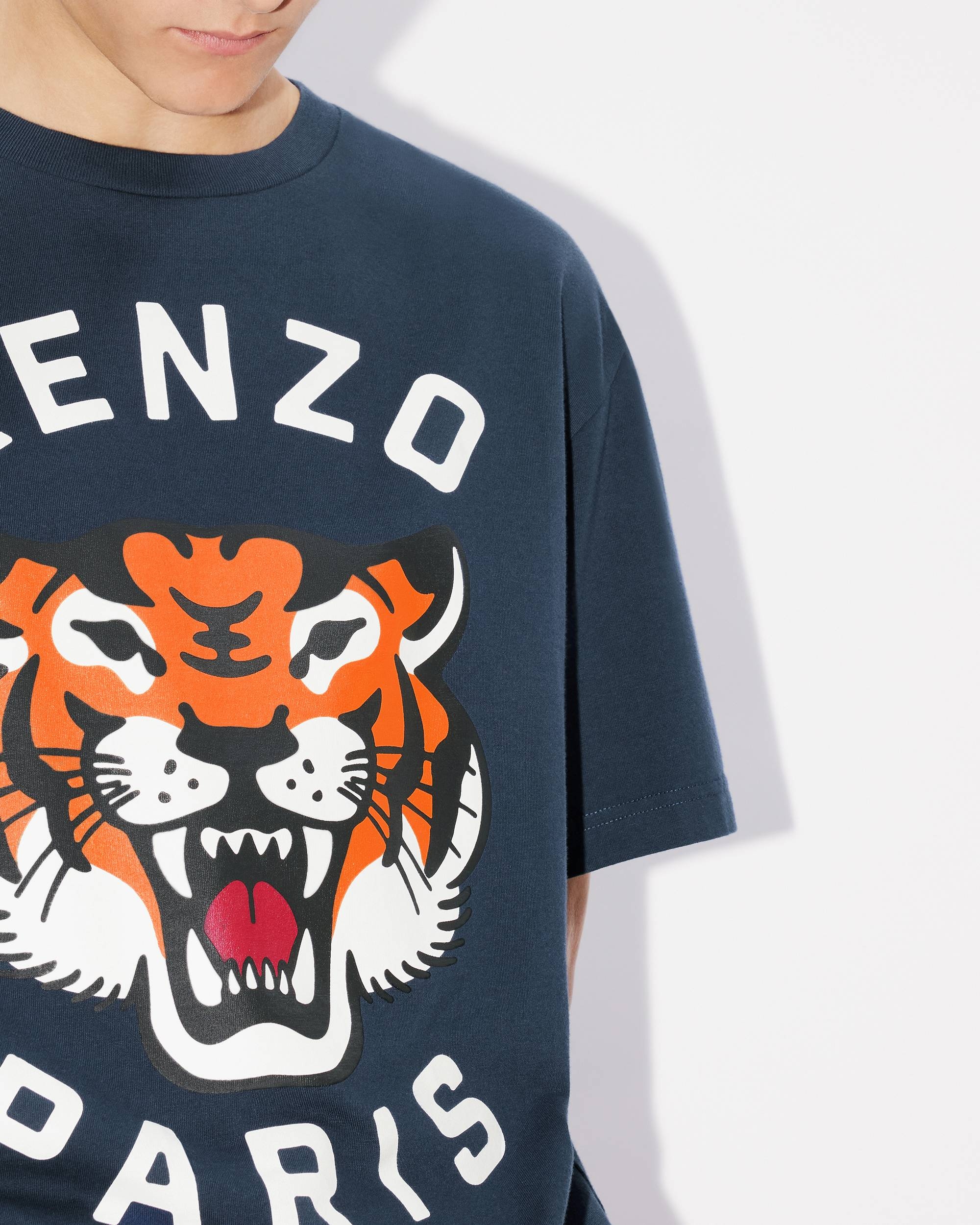 'KENZO Lucky Tiger' oversized genderless T-shirt - 13