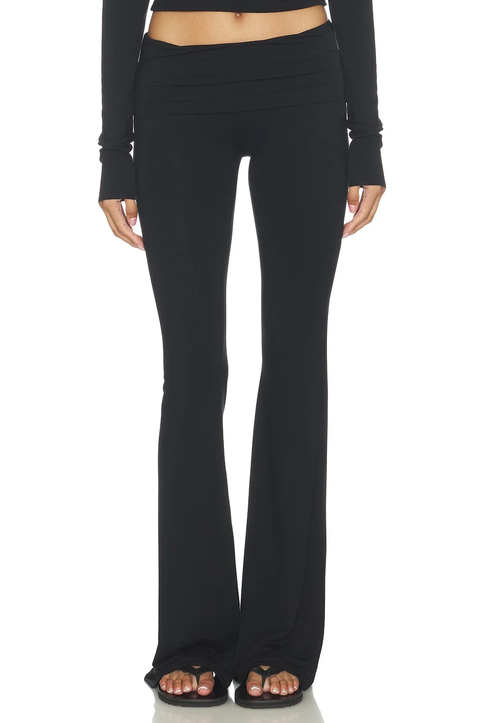 Foldover Flare Pant - 1