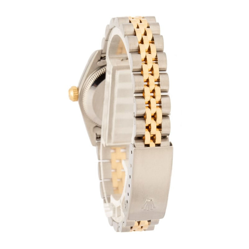 Ladies Rolex Oyster Perpetual 76193 Silver Diamond Dial - 3