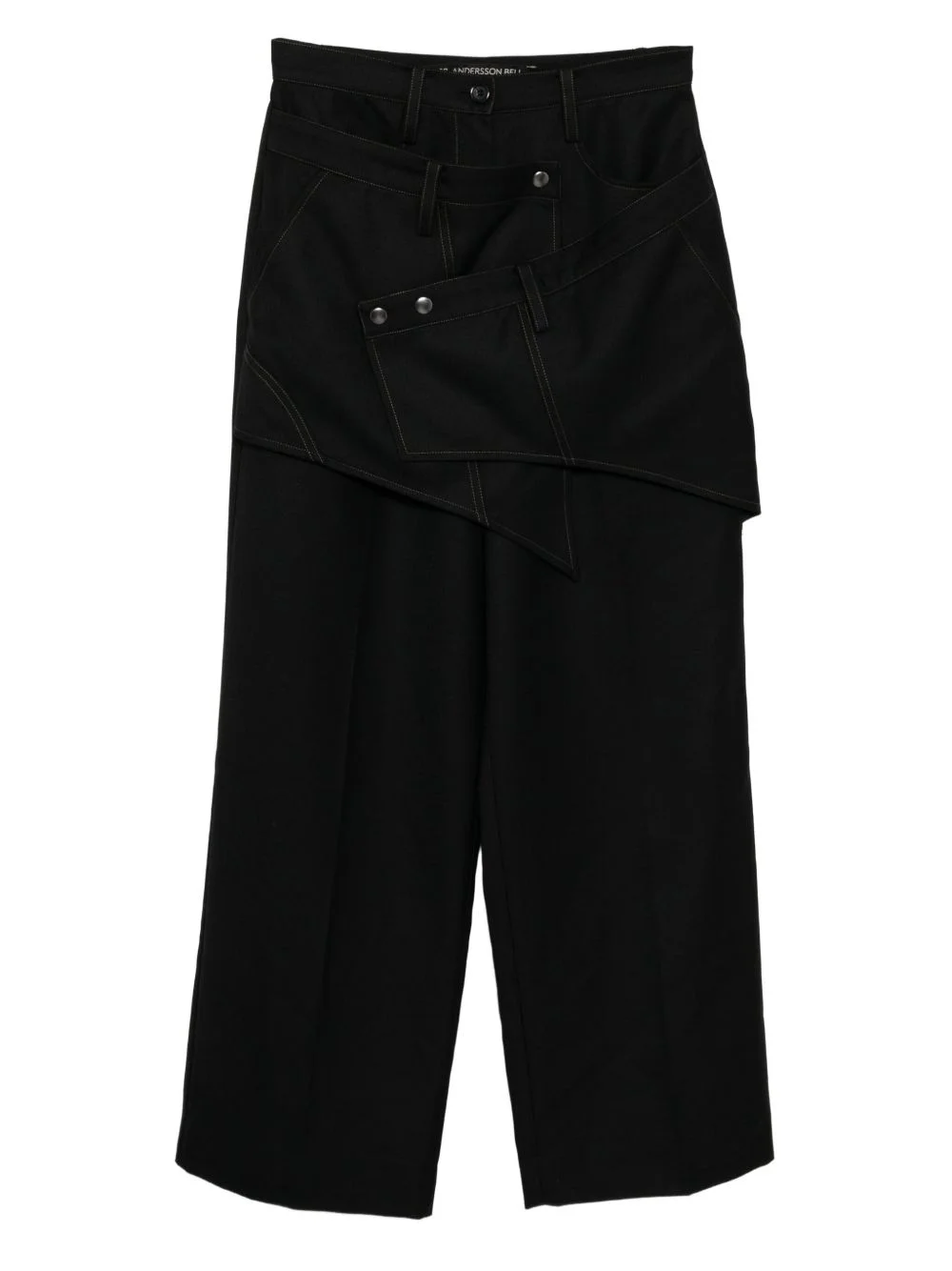 crossover-wrap trousers - 1
