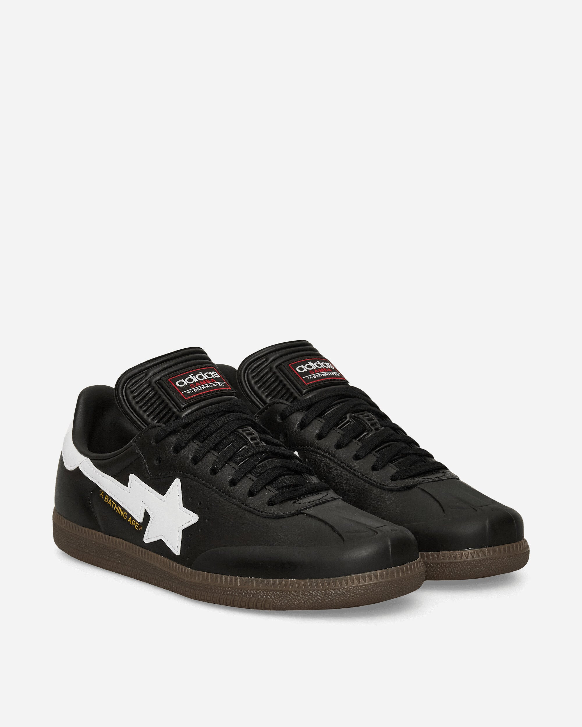 BAPE Samba Sneakers Core Black / Cloud White - 2