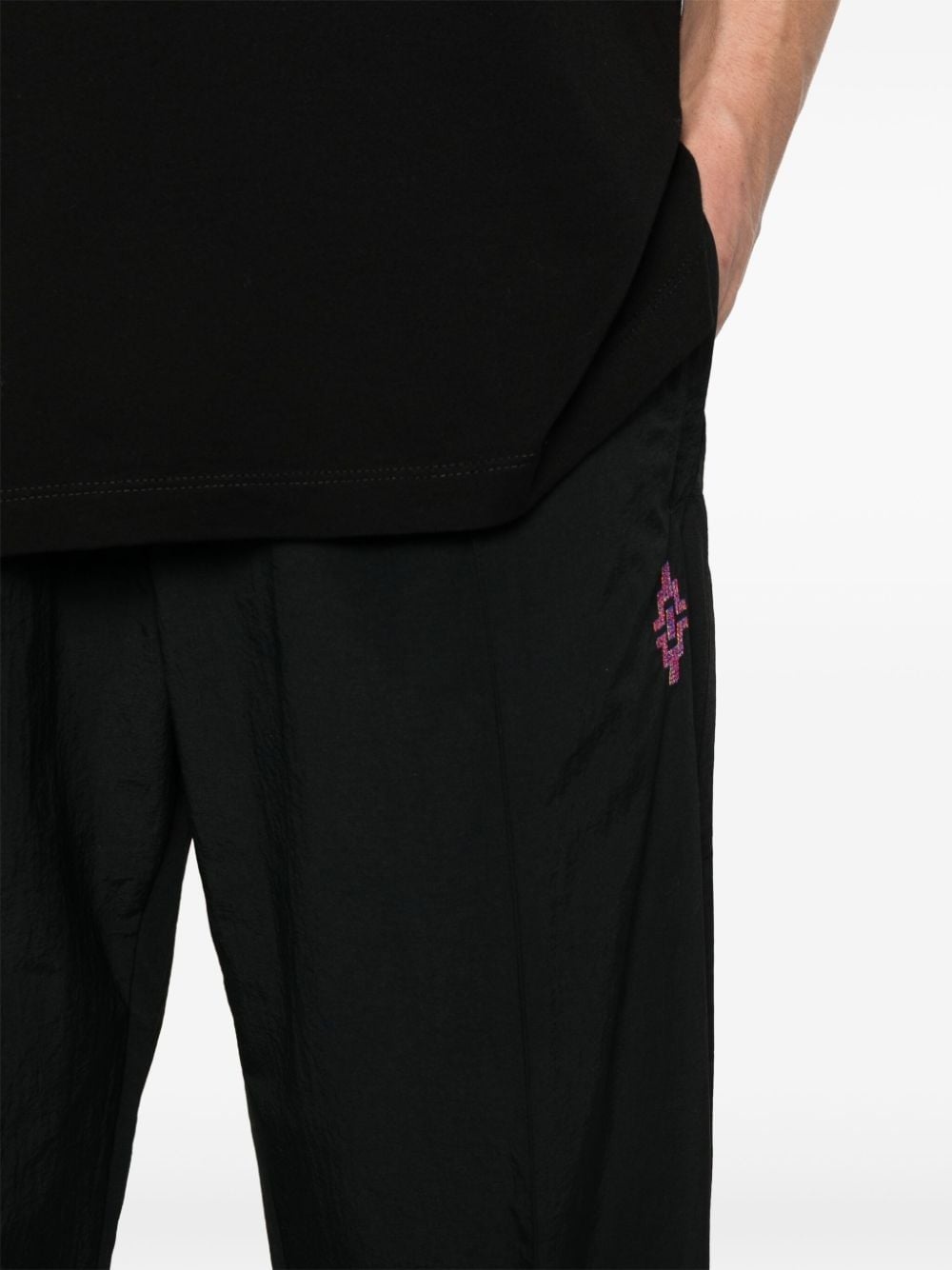 Cross-motif track pants - 5