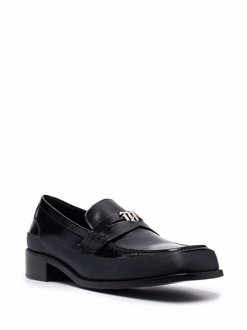 square-toe loafers - 2