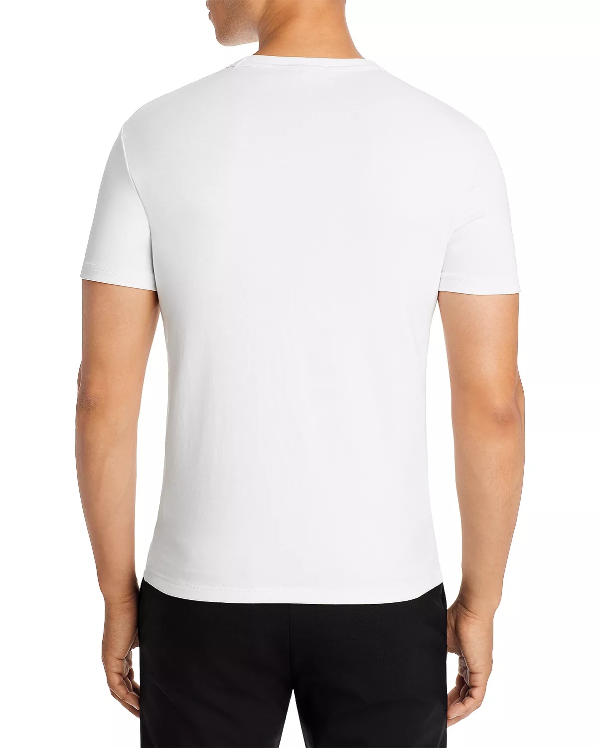 Cotton Blend Crewneck Tee - 3