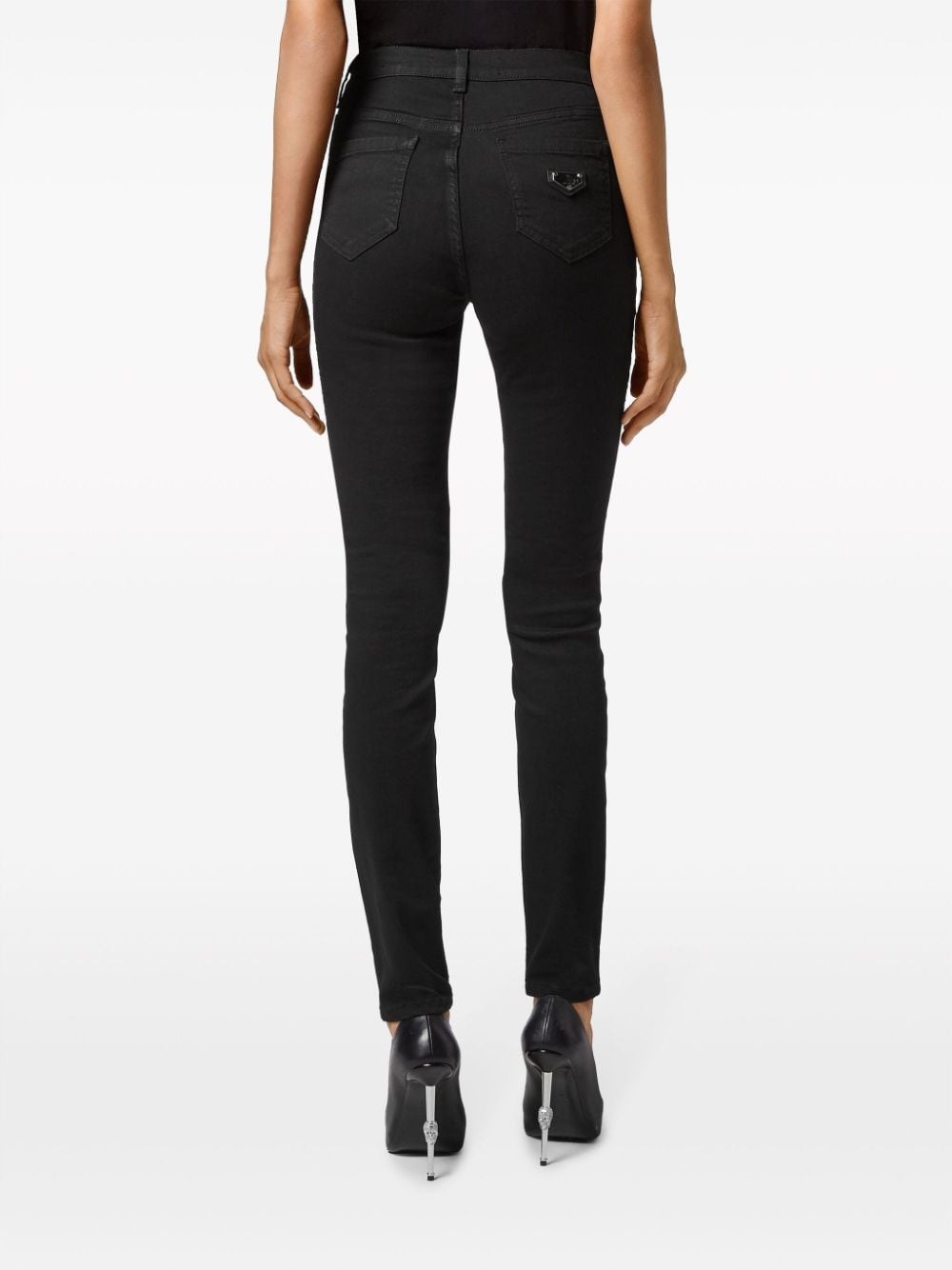 high-waisted super-skinny jeans - 4