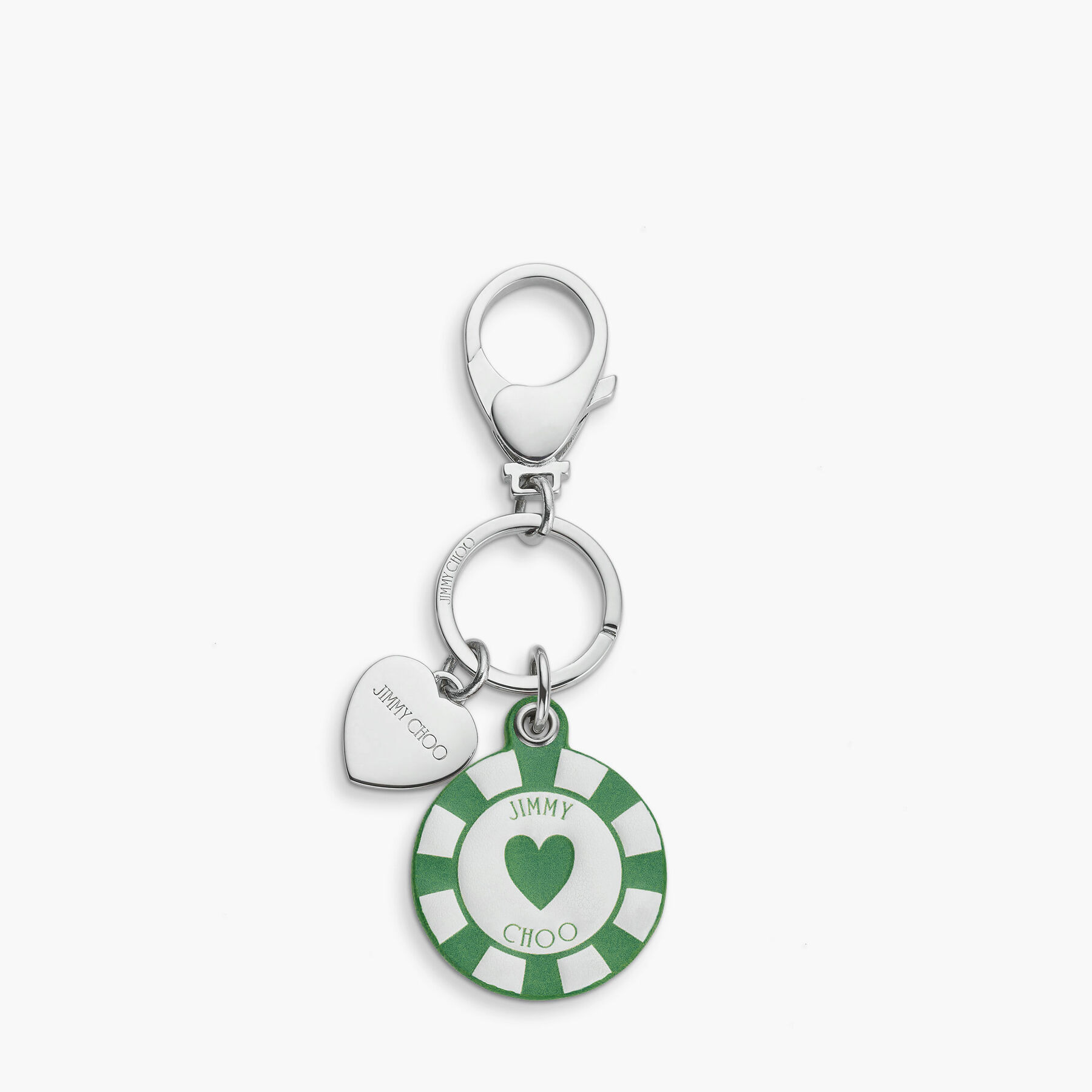 Casino Chip Charm
Green Leather Casino Chip Bag Charm - 1