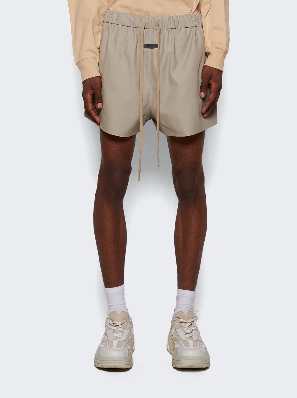 Eternal Wool Nylon Shorts Dusty Beige - 3