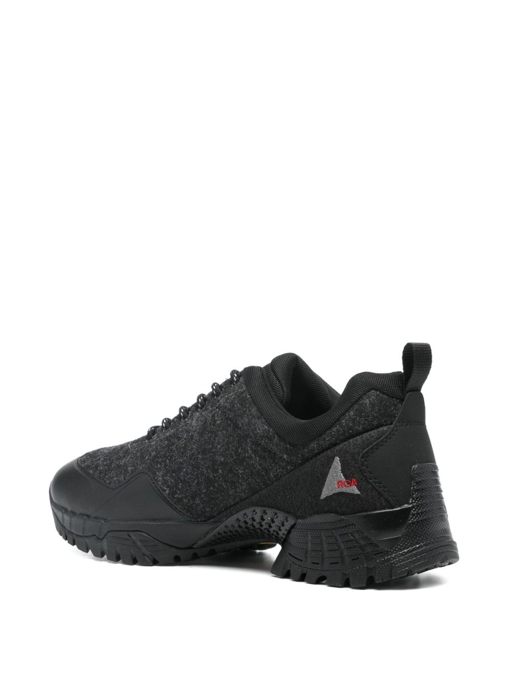 lace-up low-top sneakers - 3