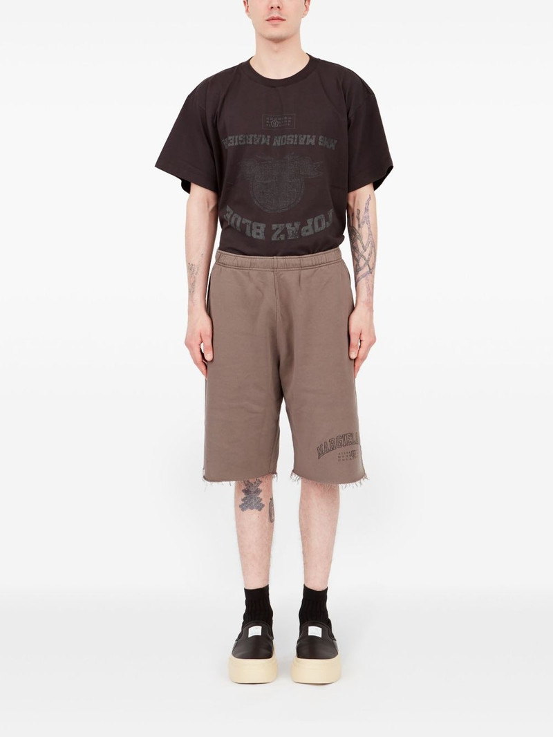 MM6 Maison Margiela numbers-motif shorts outlook