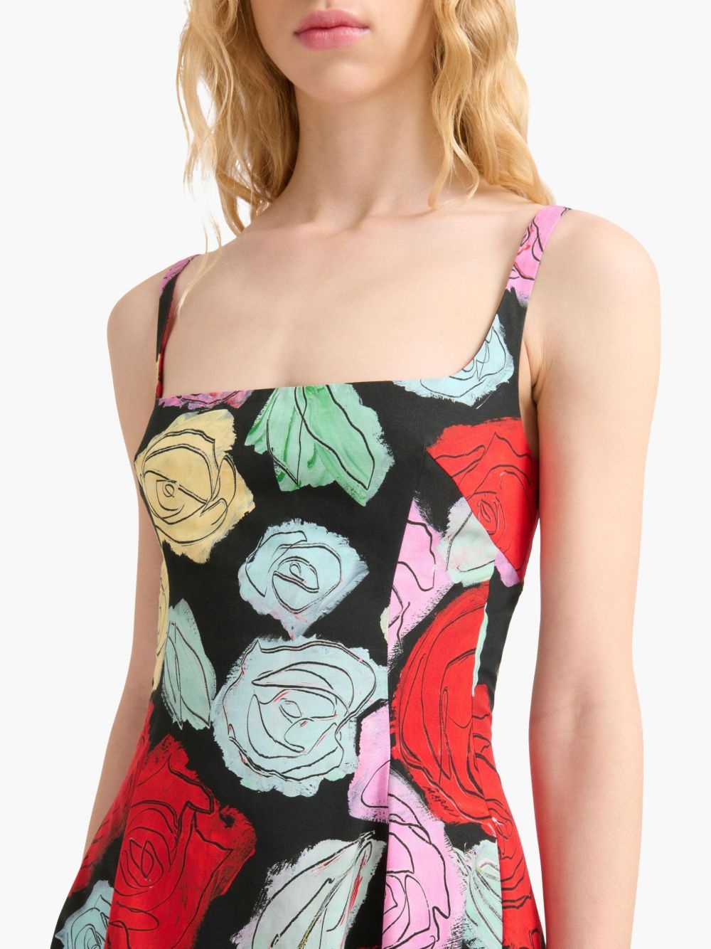 floral-print A-line dress - 5
