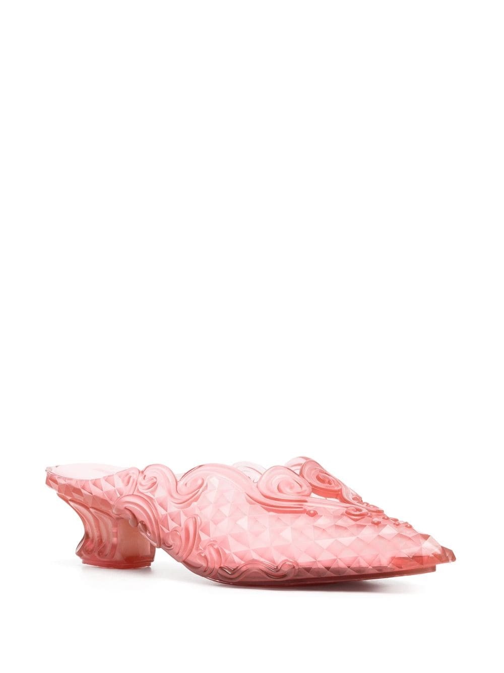 x Melissa 55mm filigree-detailing mules - 2