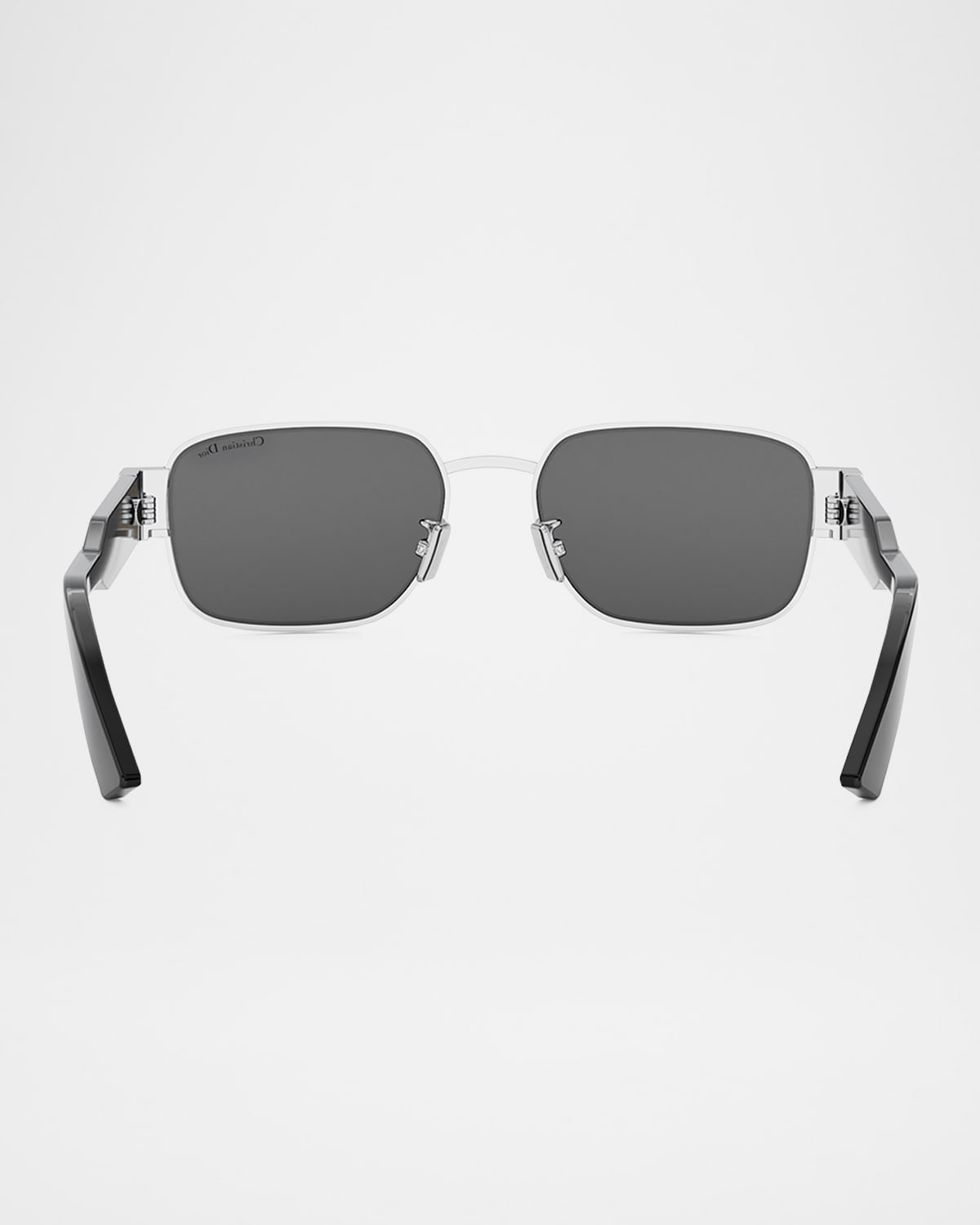 Men's Christian Dior Label Rectangle Metal Sunglasses - 5
