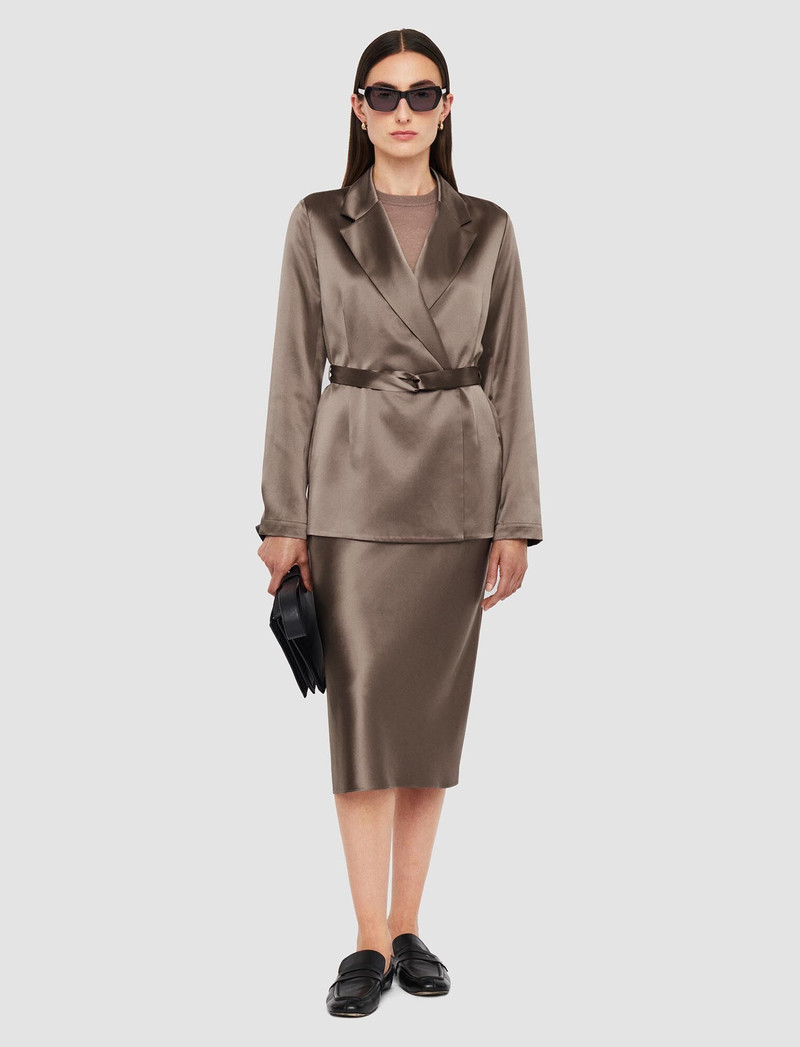 JOSEPH Joubert Silk Satin Jacket outlook