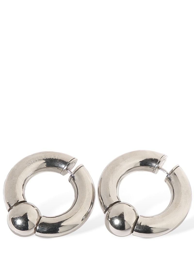 Mega brass earrings - 4