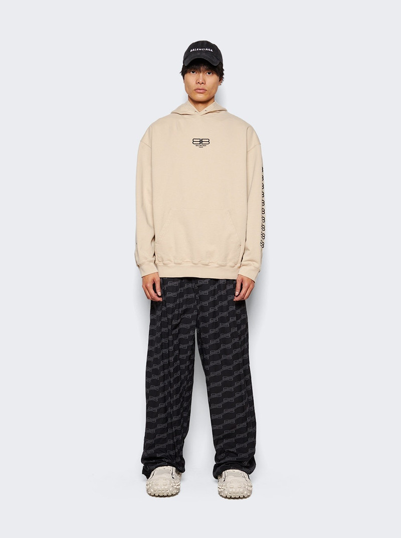 BALENCIAGA Hoodie Beige And Black outlook