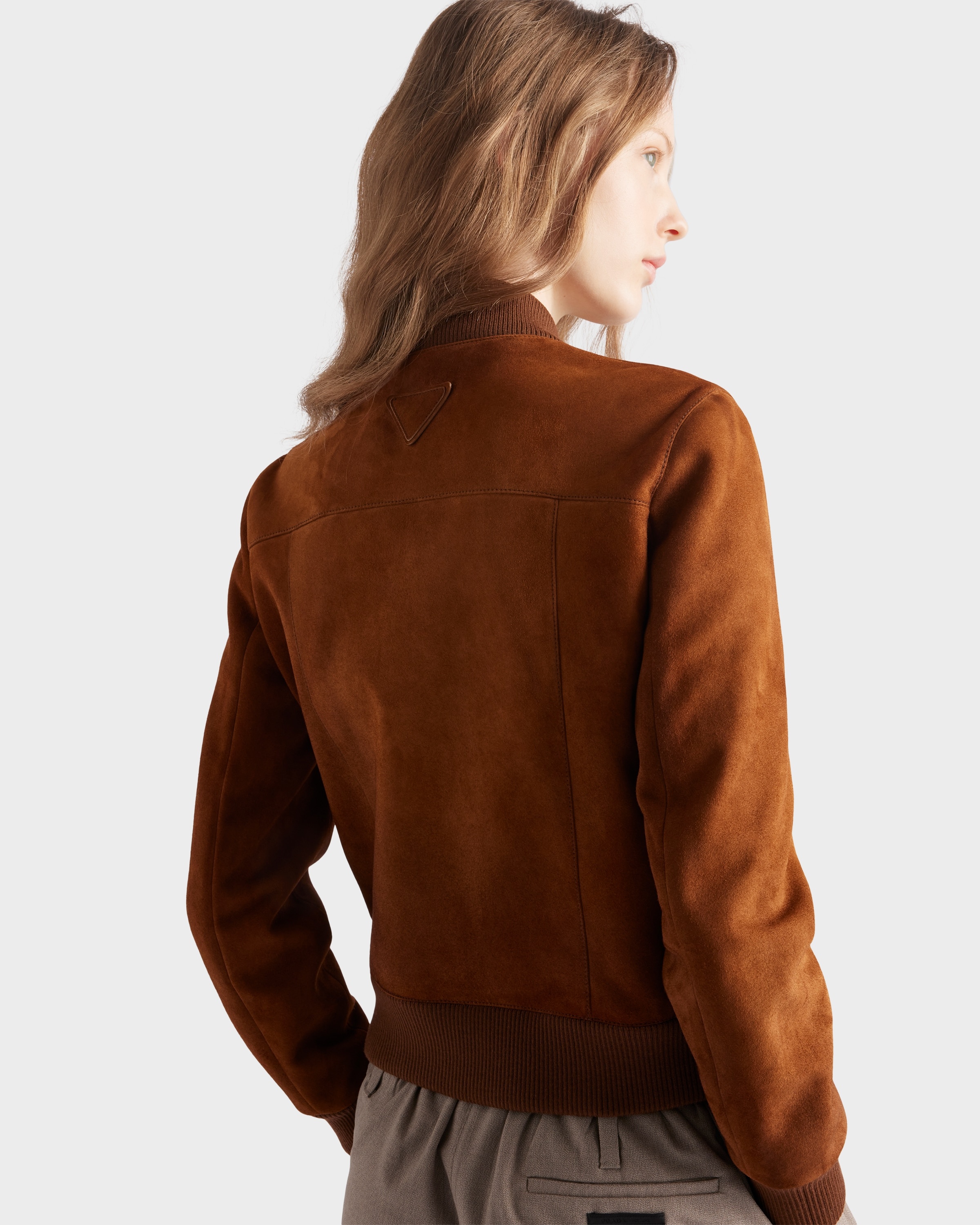 Suede blouson jacket - 6