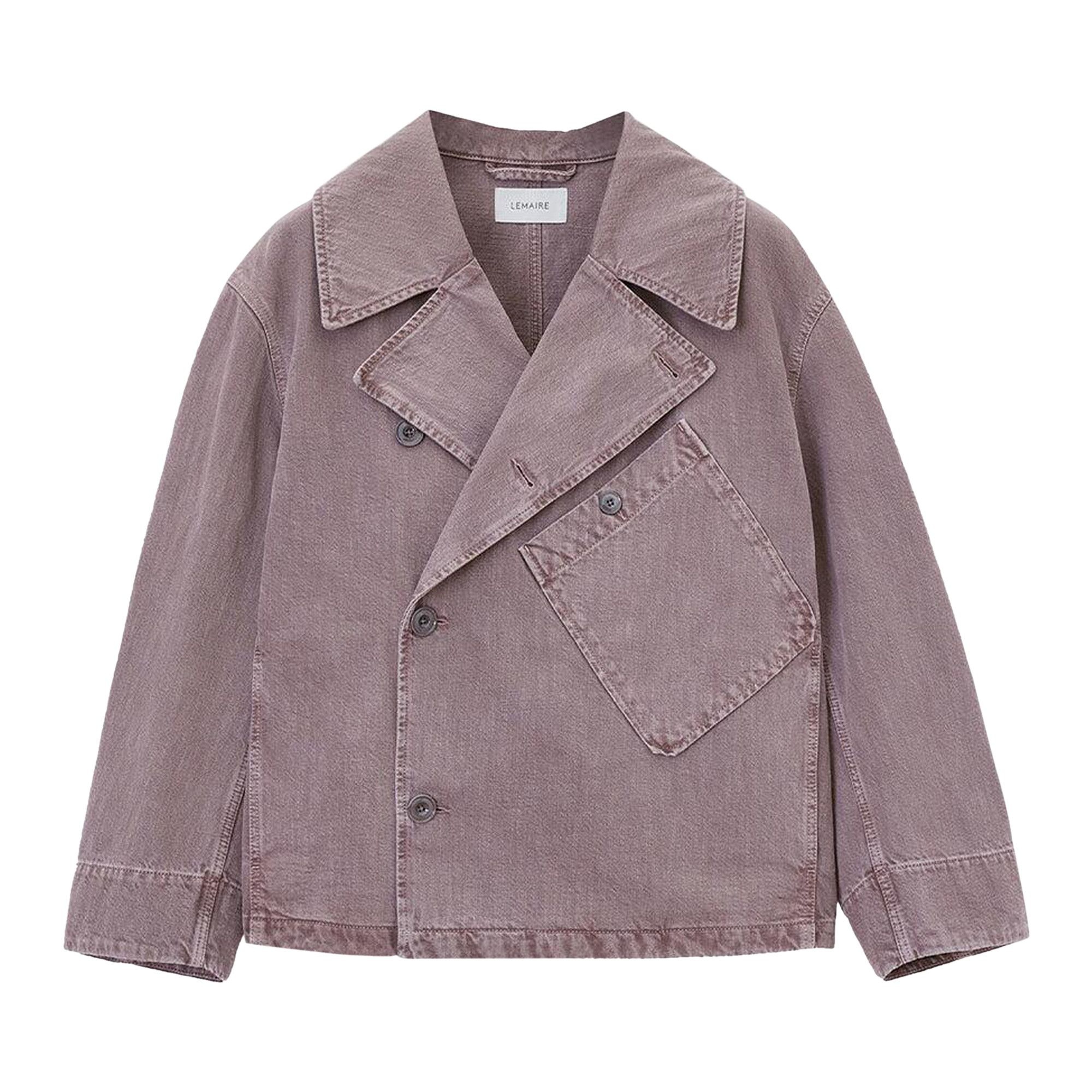 Lemaire Dispatch Jacket 'Denim Snow Mauve' - 1