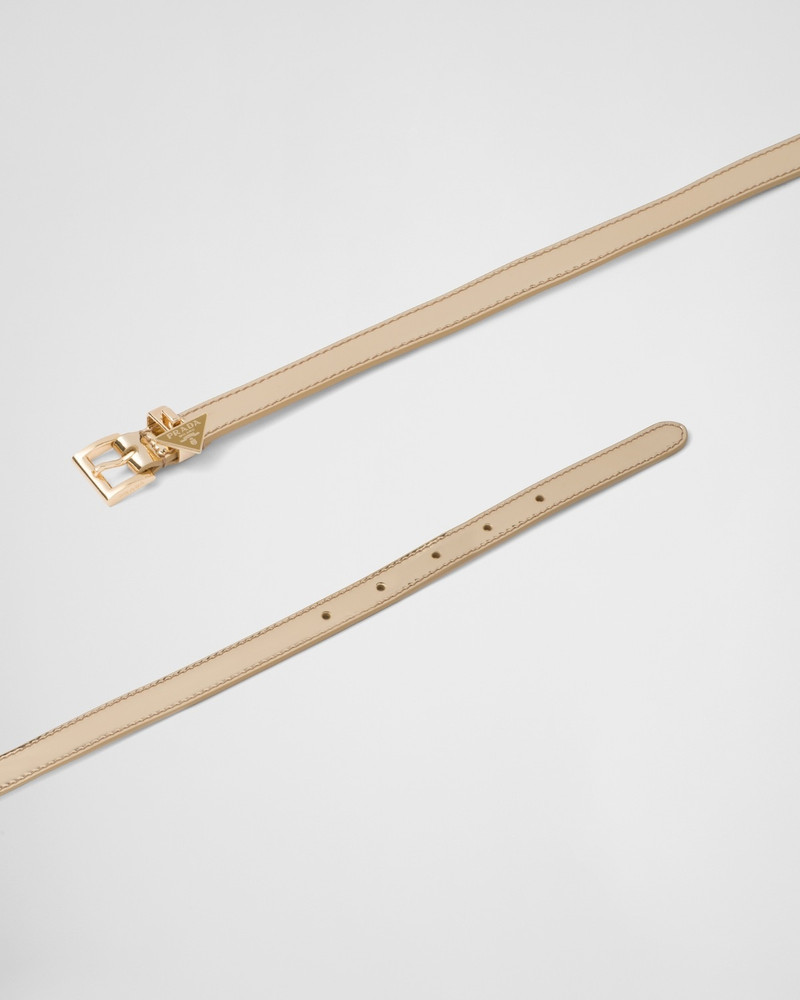 Brushed leather belt 4