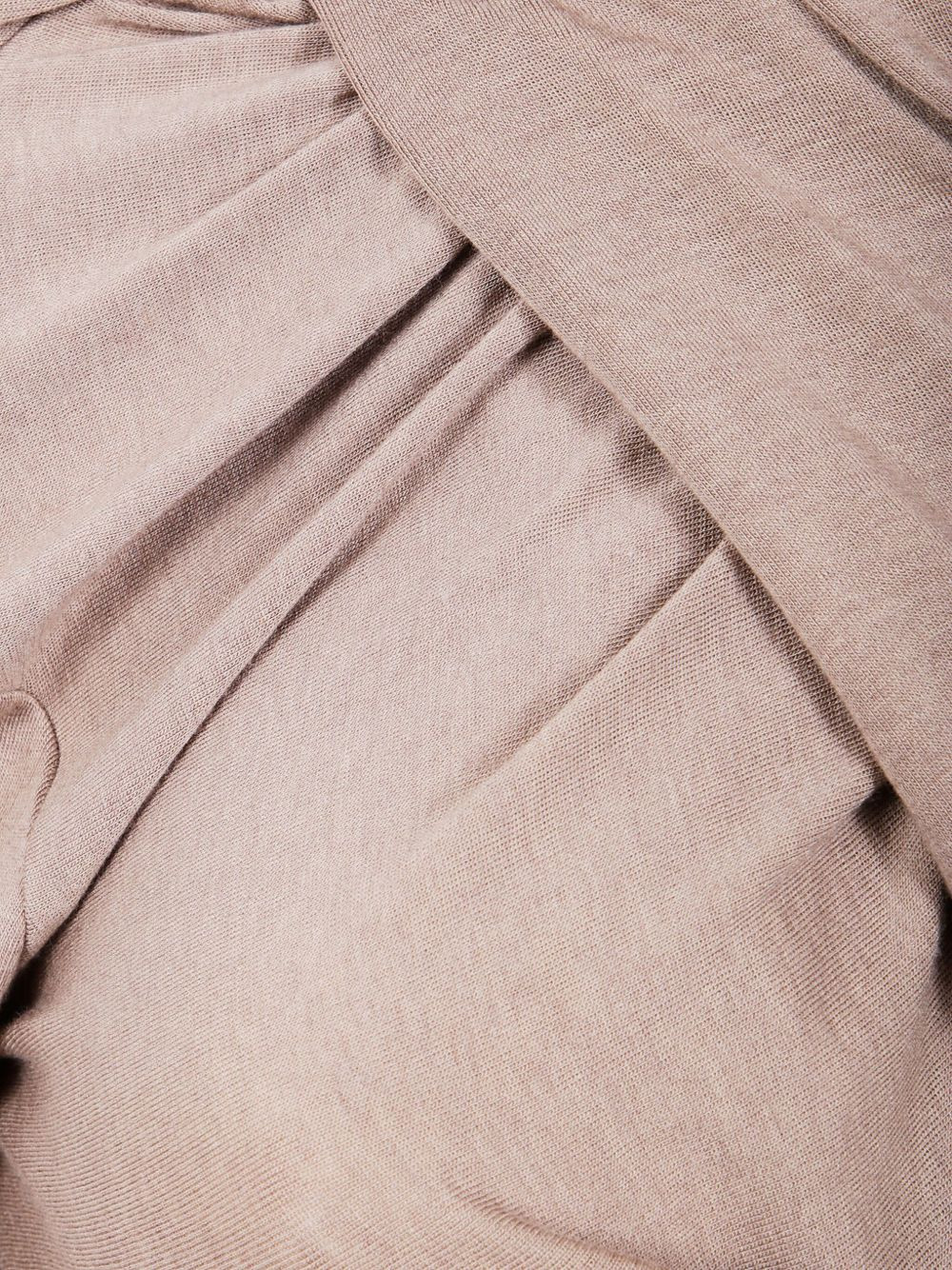 cross-neck draped top - 3