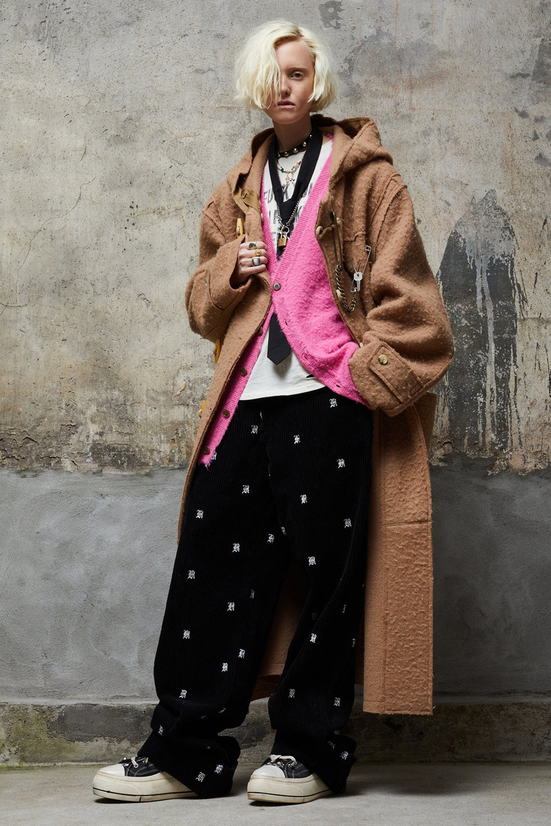 R13 RAW EDGE TOGGLE COAT - CAMEL outlook