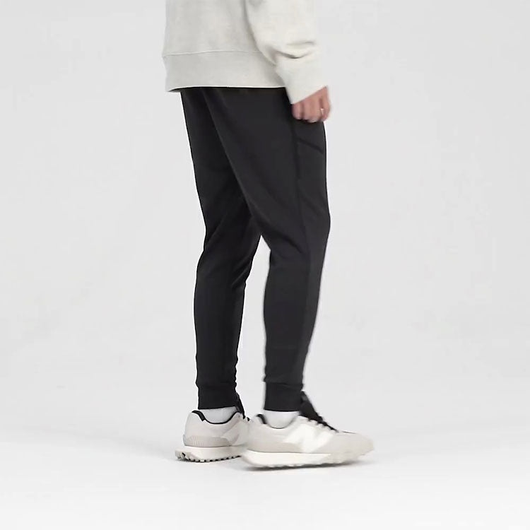 New Balance Logo Knit Pants 'Phantom' AMP23091-PHM - 4