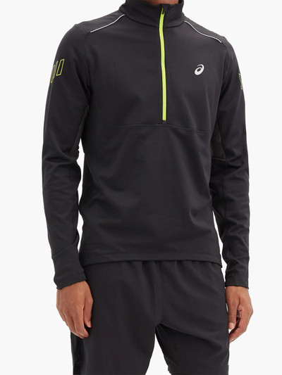 Asics Lite Show half-zip stretch-jersey top outlook