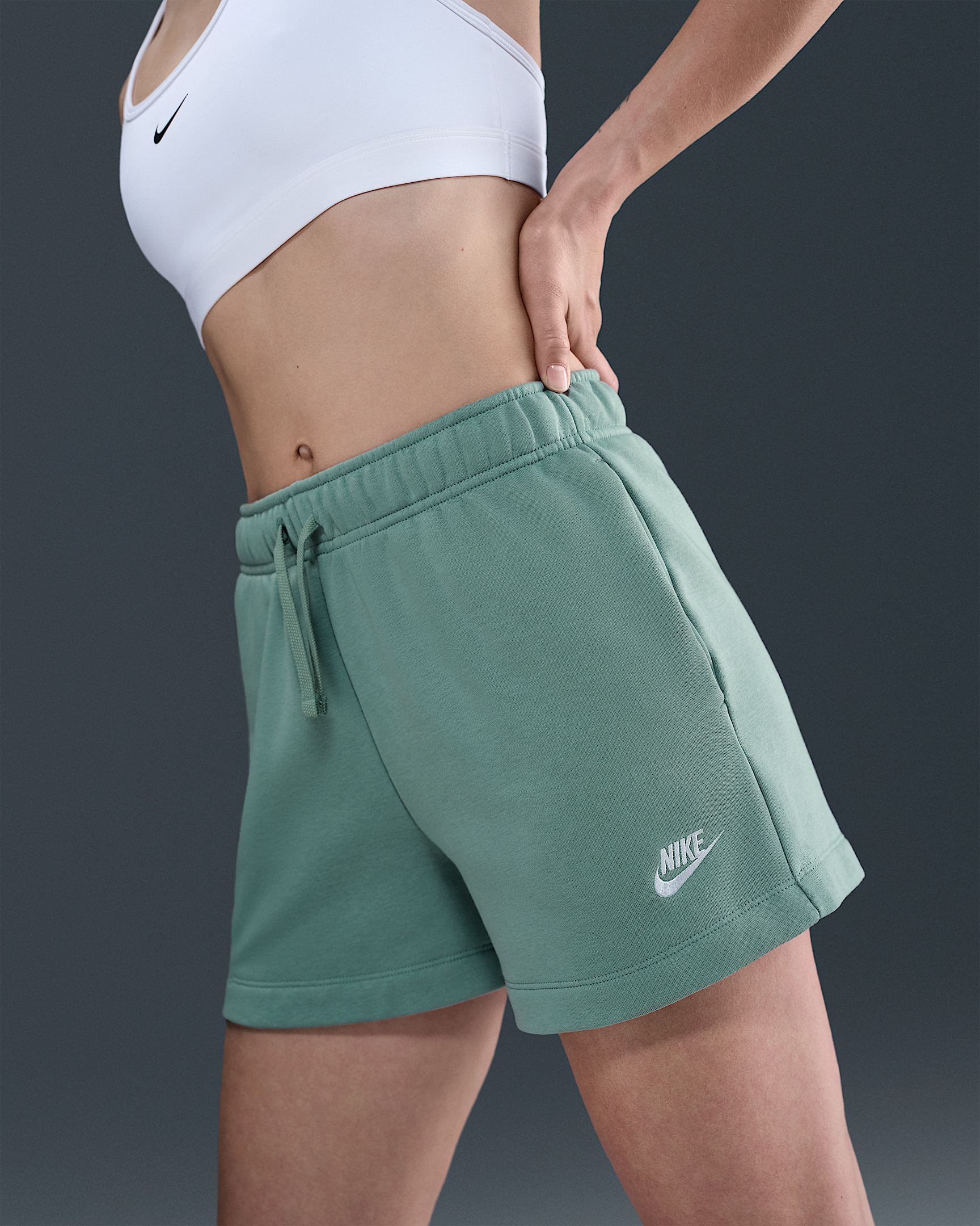 Nike Sportswear Club Fleece Women's Mid-Rise Shorts - 2