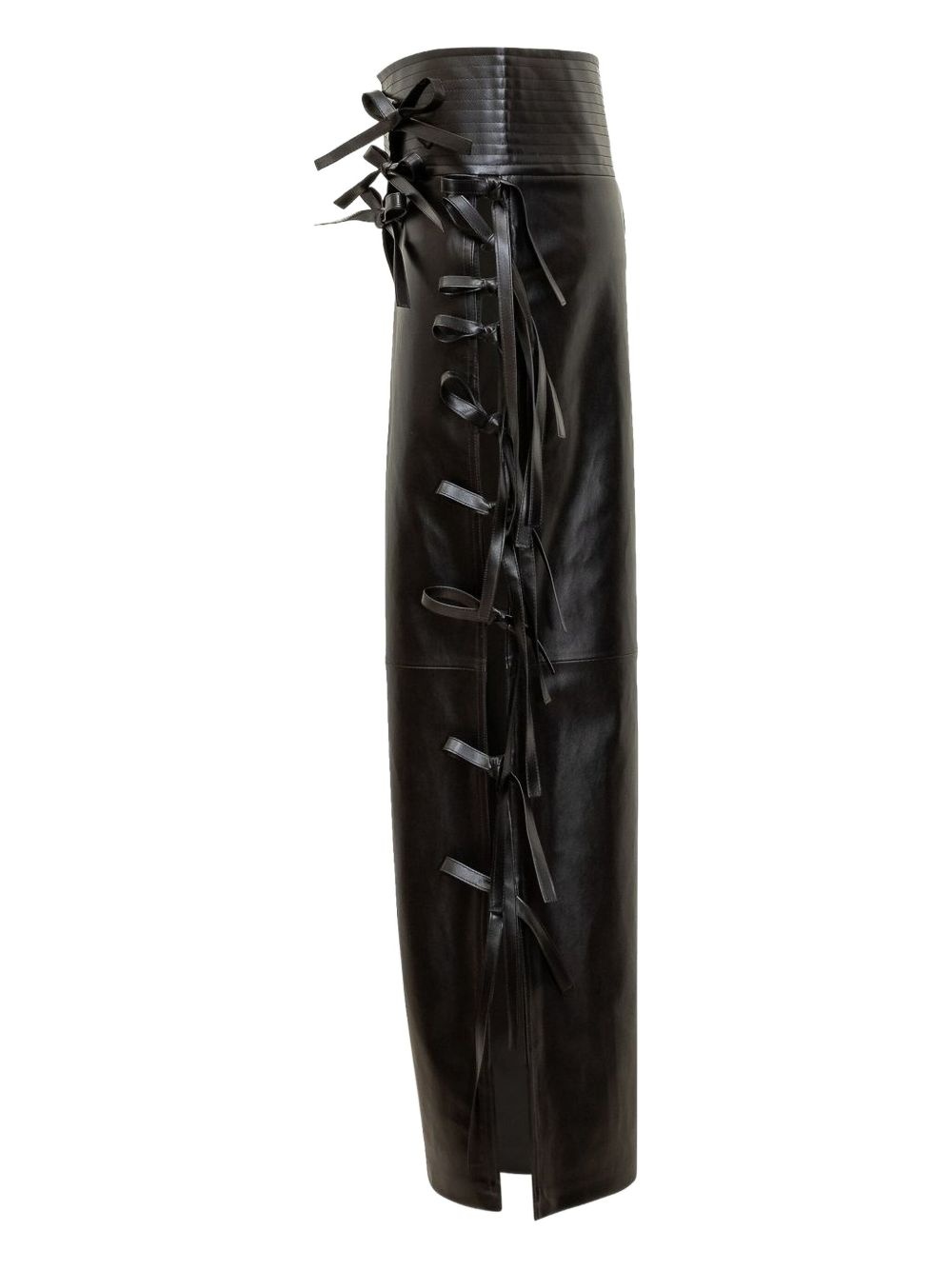 bow-detail trousers - 3