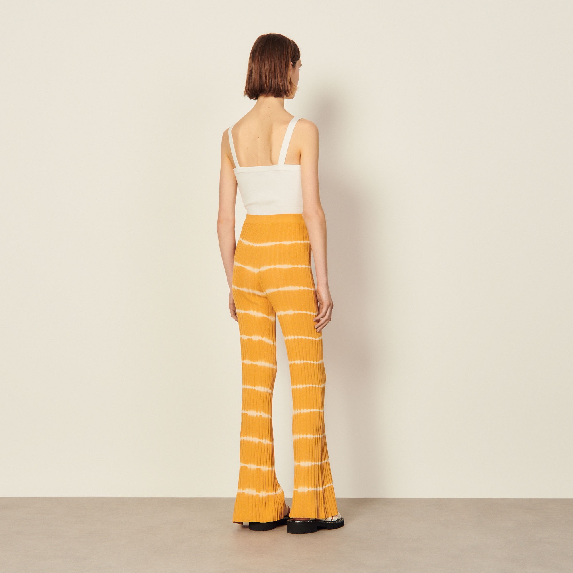 Tie-dye knit pants - 3