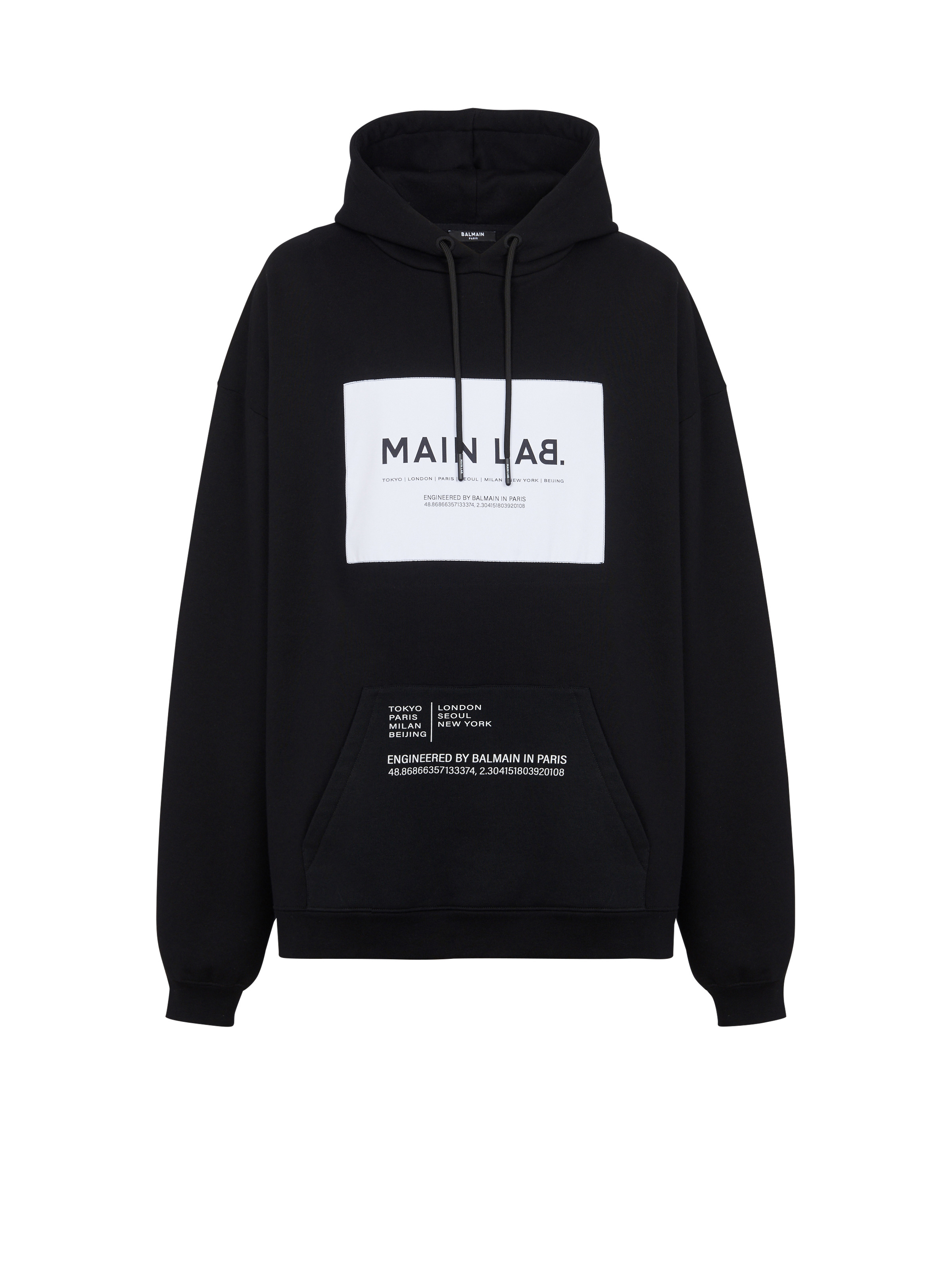 Main Lab label hoodie - 1