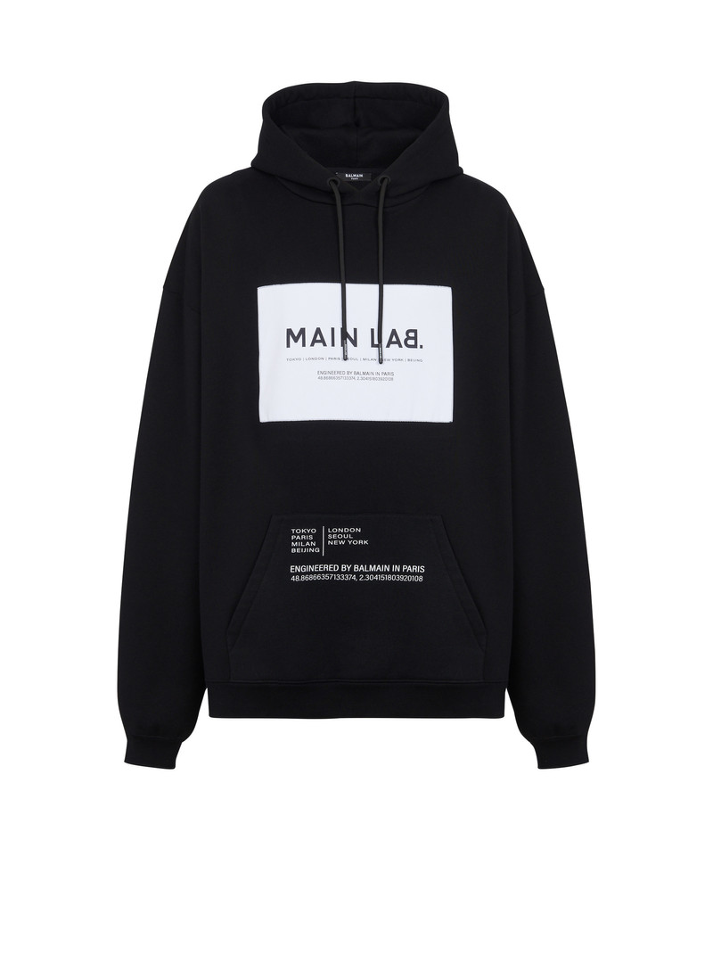 Main Lab label hoodie 1