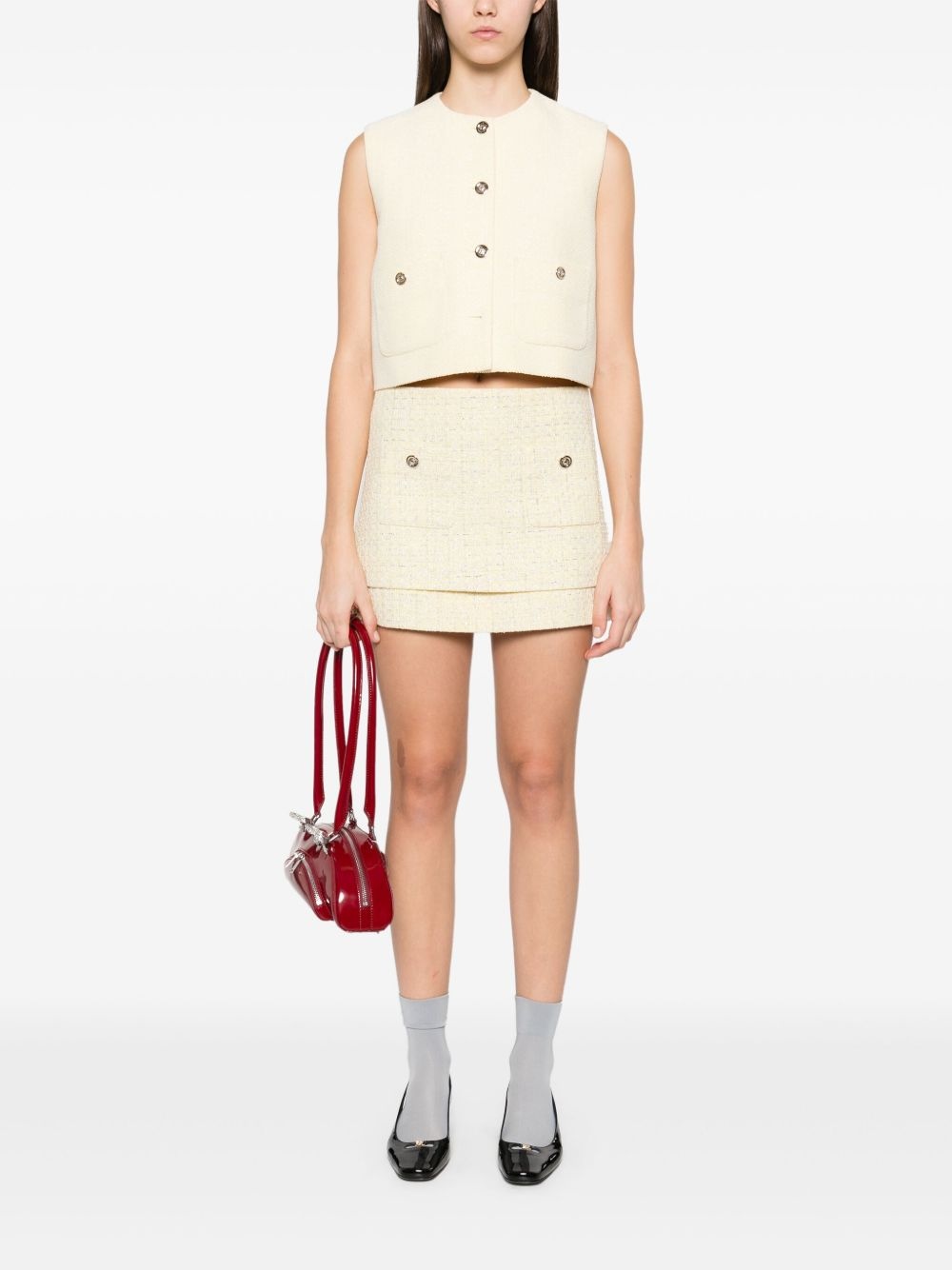 tweed vest - 2