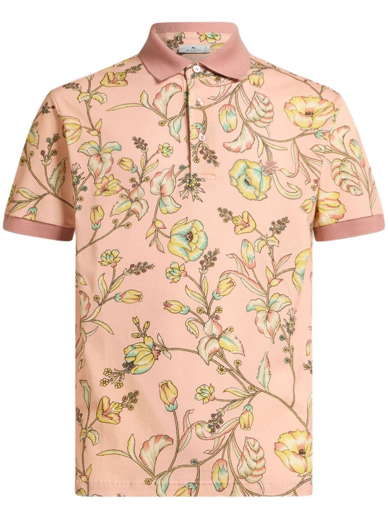 floral polo shirt 1