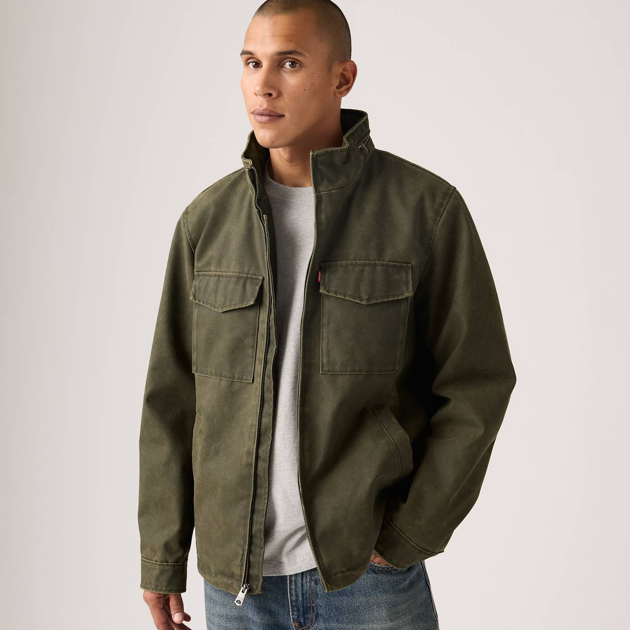 MILITARY TWO CHEST POCKET JACKET - 1