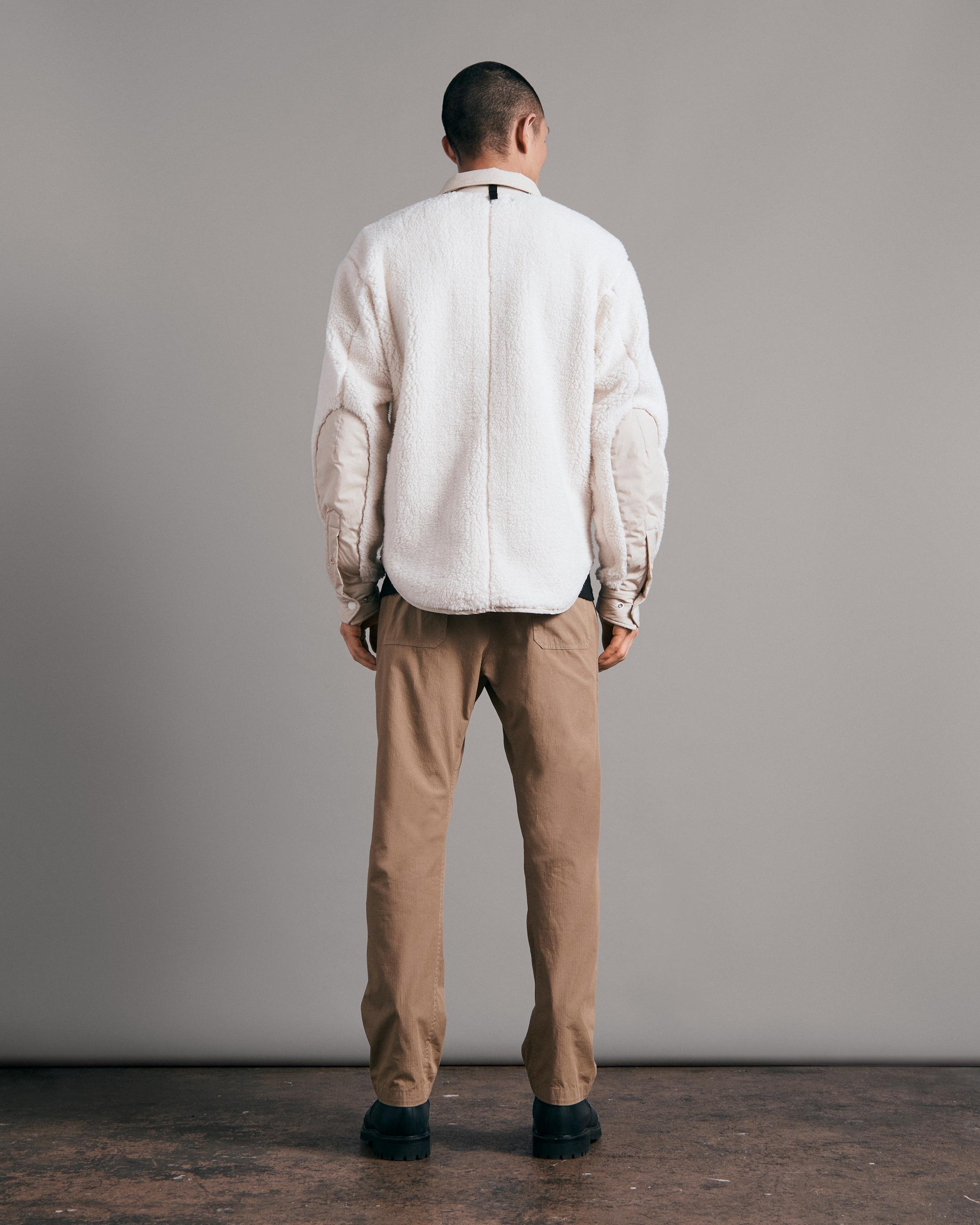Waffle Backed Fleece Shirt Jacket
Relaxed Fit Jacket - 5