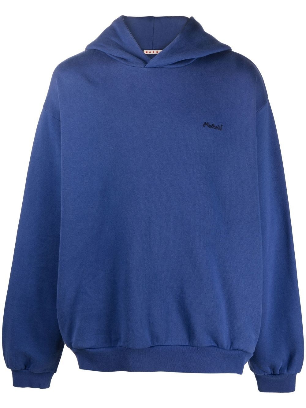 logo-print hoodie - 1