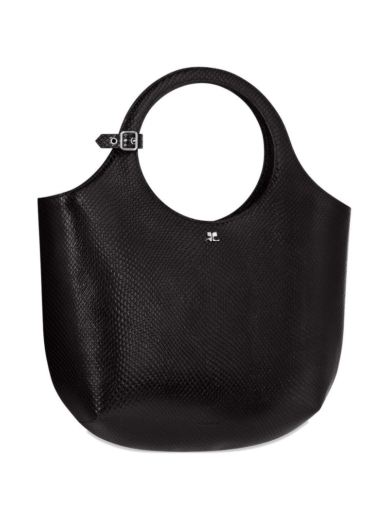 medium Holy leather tote bag 4