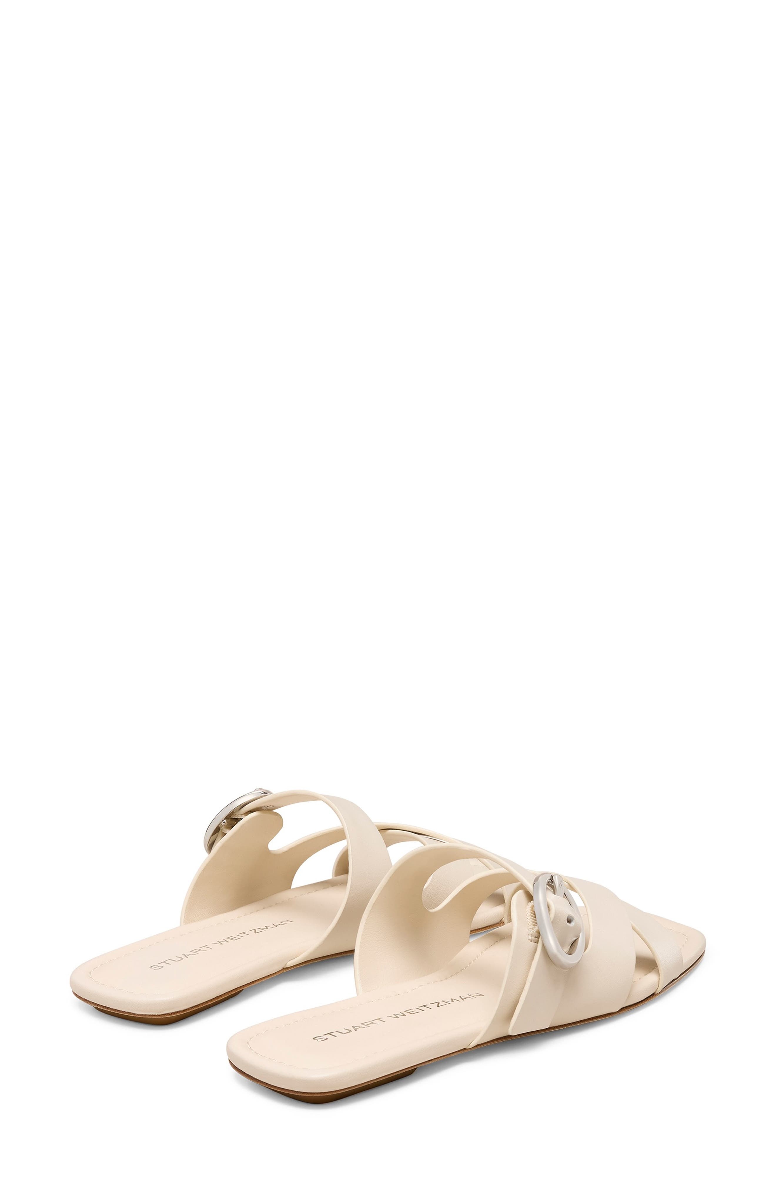 Stuart Weitzman Villa Slide Sandal in Linen at Nordstrom - 2