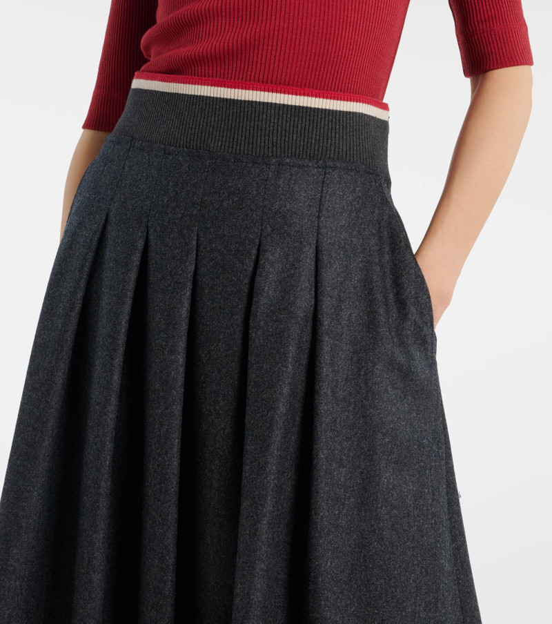Wool midi skirt 4